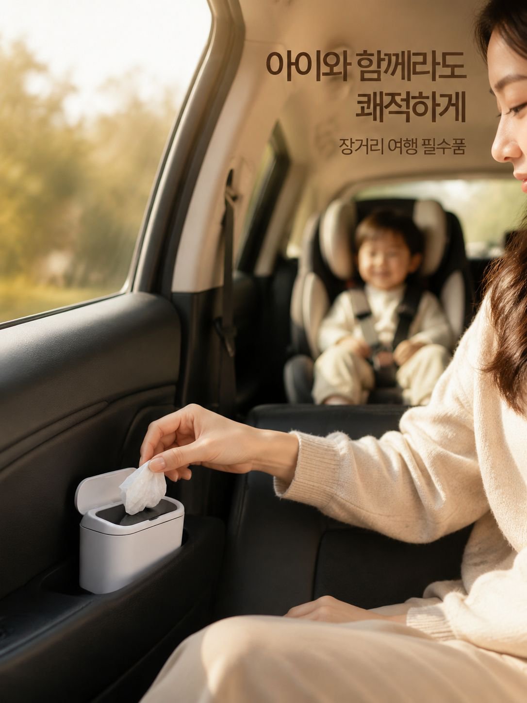 사용이 간편한 차량용 쓰레기통 설치 방법