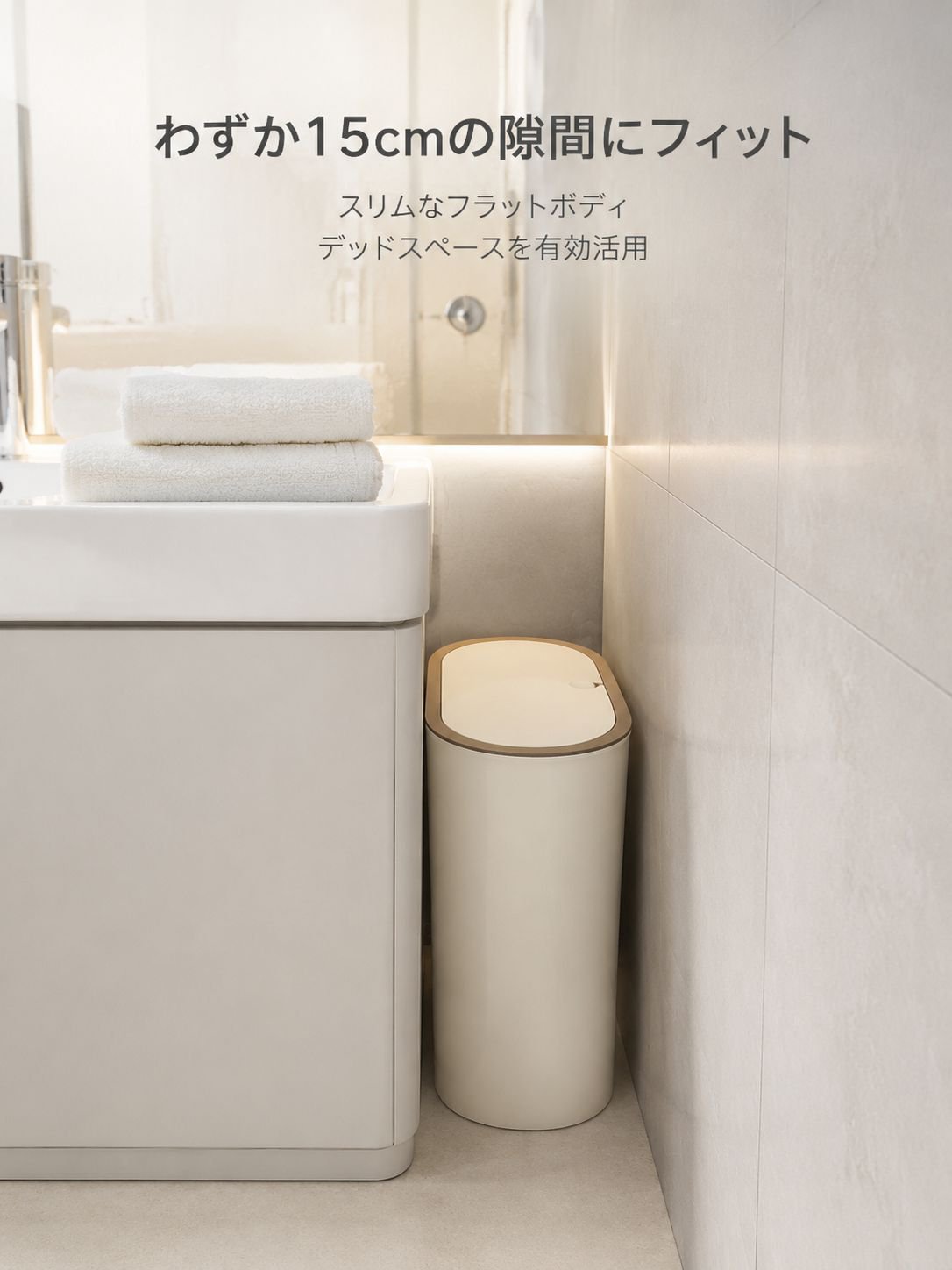 大容量プッシュボタン式家庭用ゴミ箱