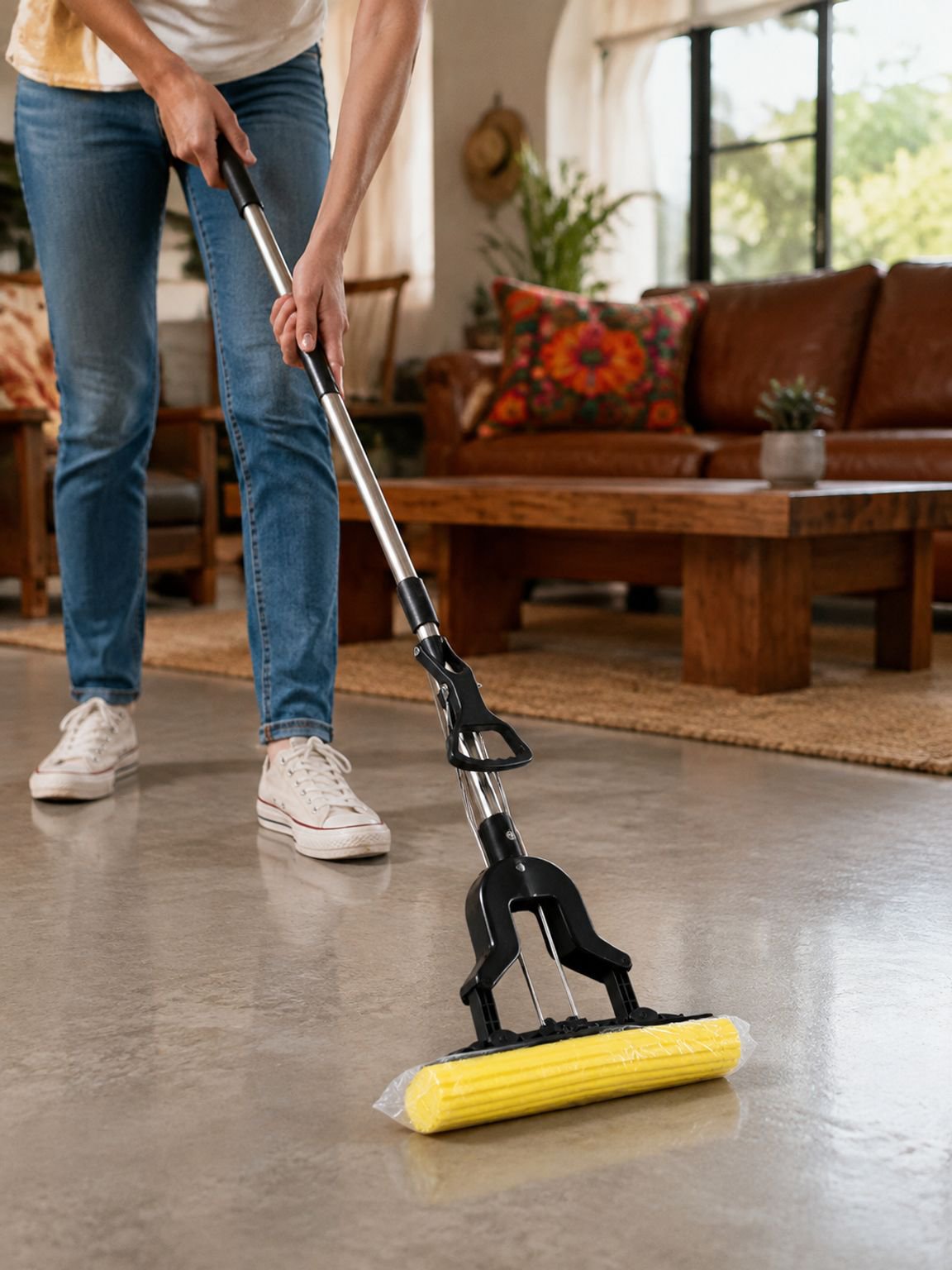 Esponja de alta absorción para limpieza profunda de suelos