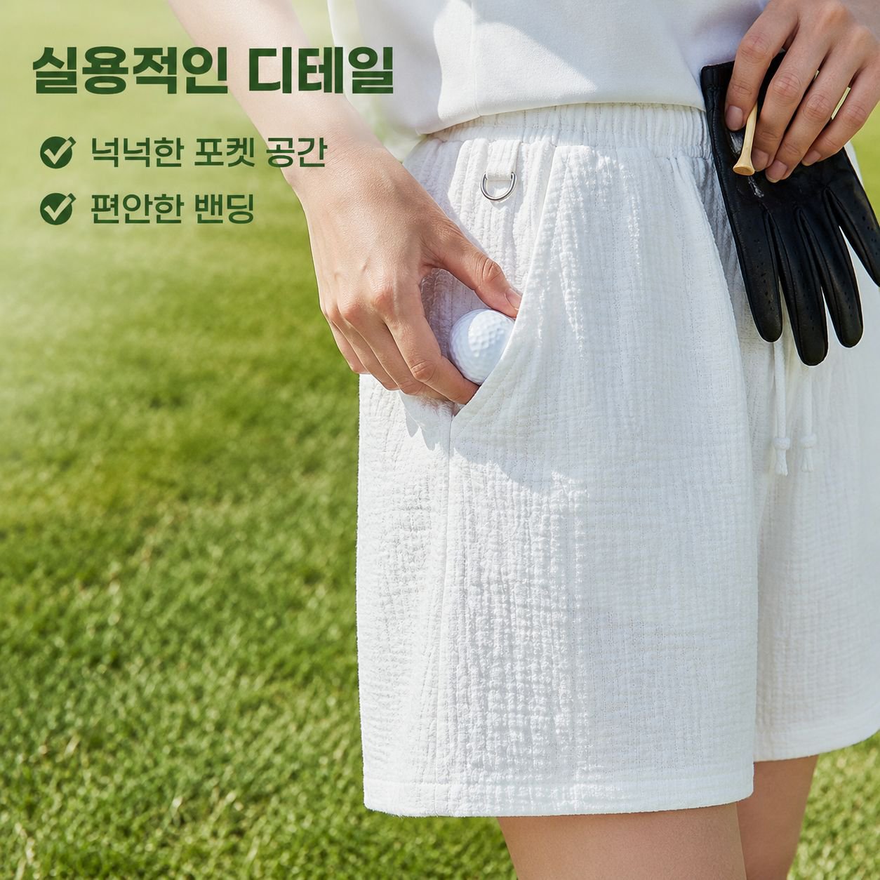 봄/여름 신상품: 문학적 스타일의 루즈핏 슬림핏 반바지 (면과 린넨 혼방)