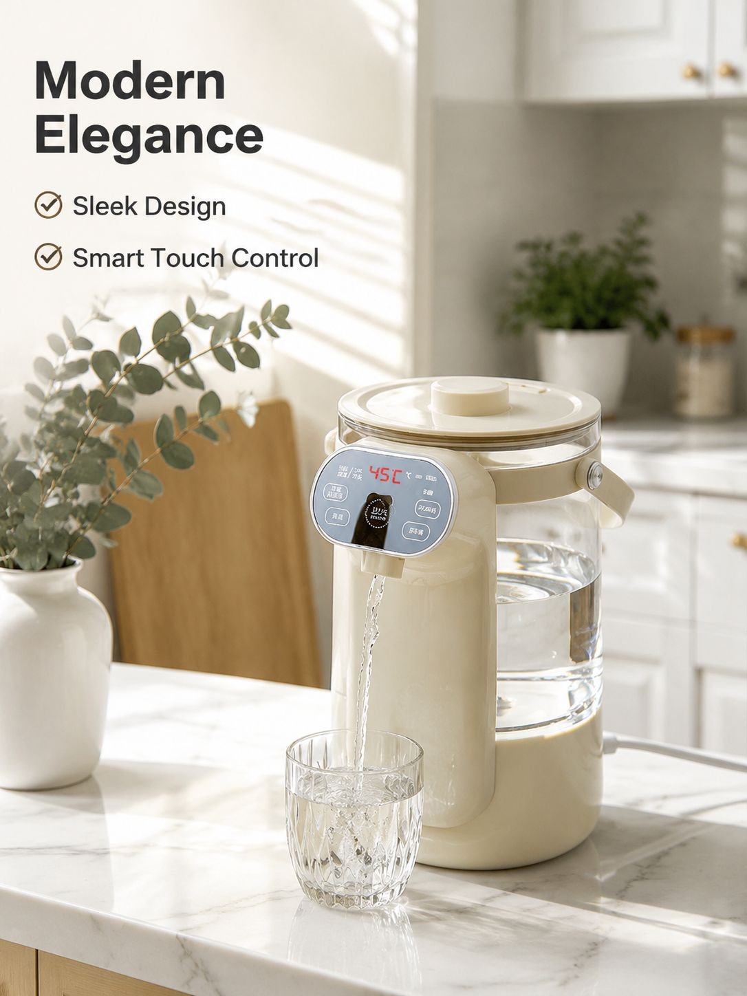 Household Temperature Control Direct-Drinking Electric Kettle