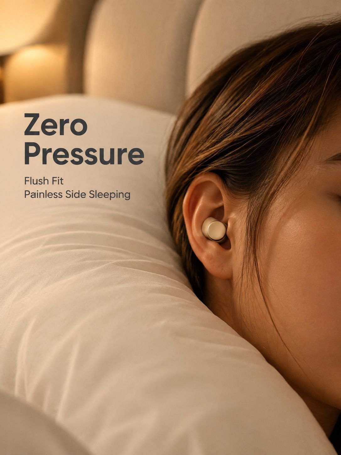 Ultra-mini wireless Bluetooth earbuds for sleep, ultra-thin, painless, comfortable for side sleeping