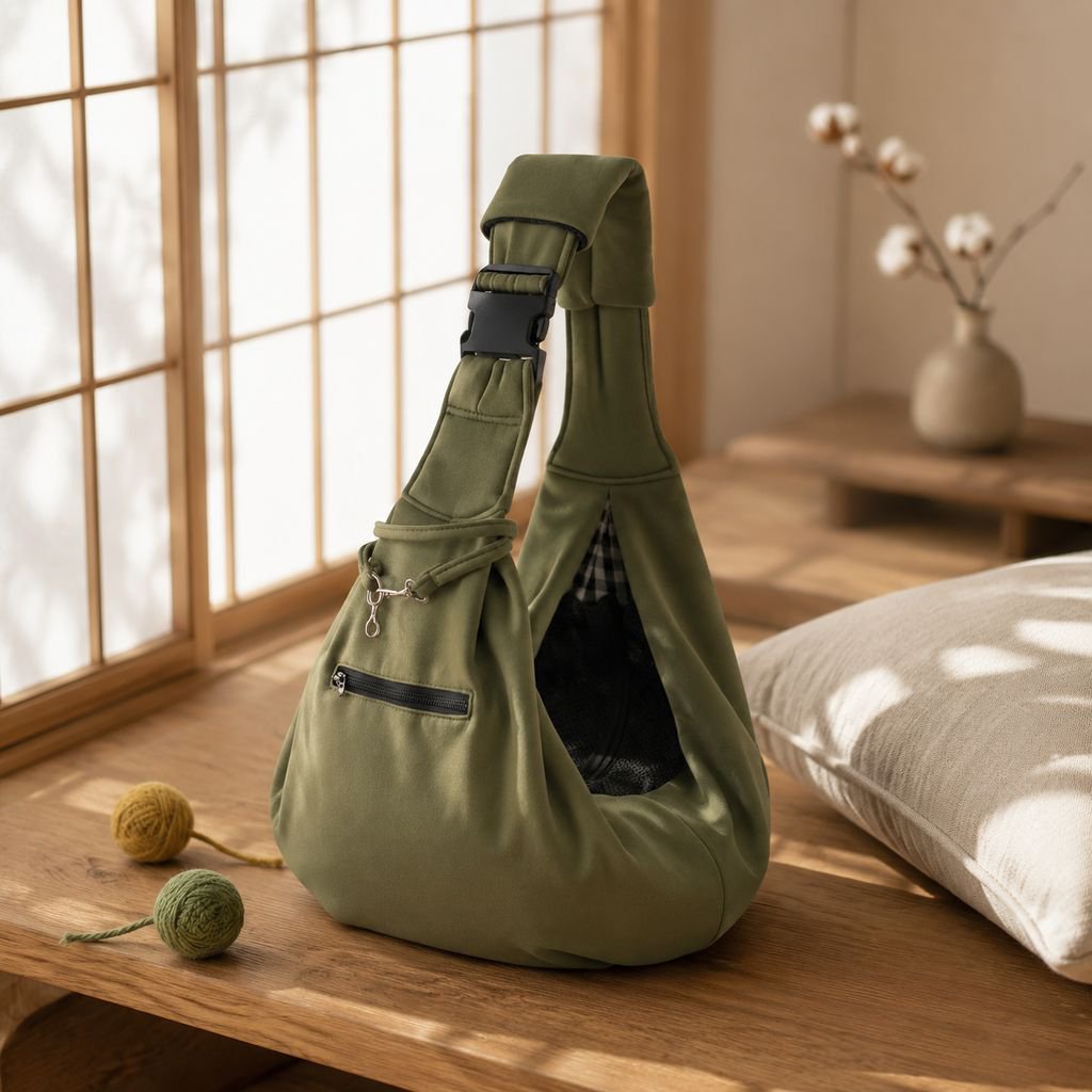 調節可能なペット用クロスボディバッグ