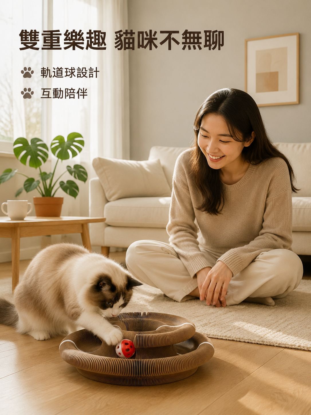 不掉屑耐磨貓抓板