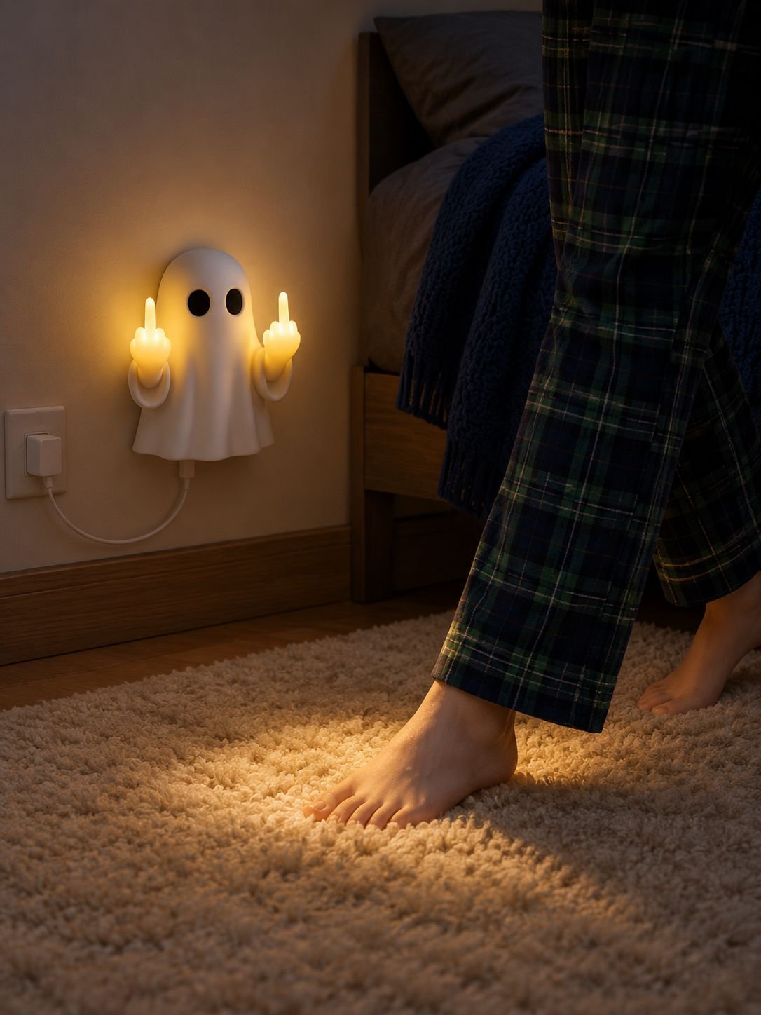 Quirky Halloween night light for haunted house parties