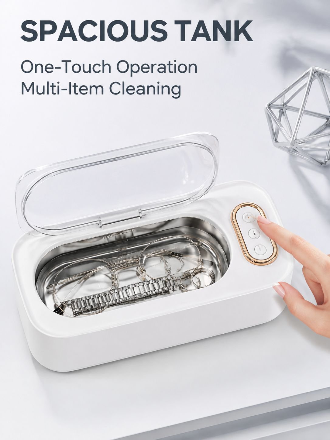 Ultrasonic Cleaner for Jewelry, Watches and Accessories