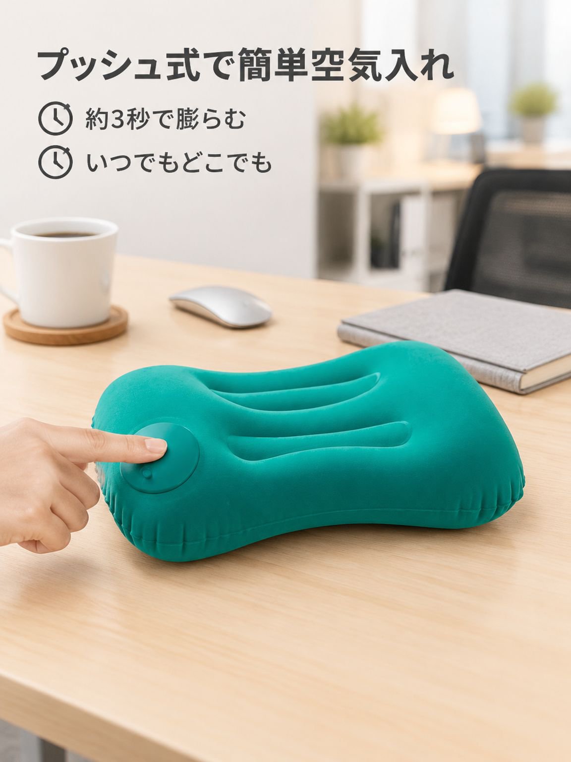 お昼寝腰枕
