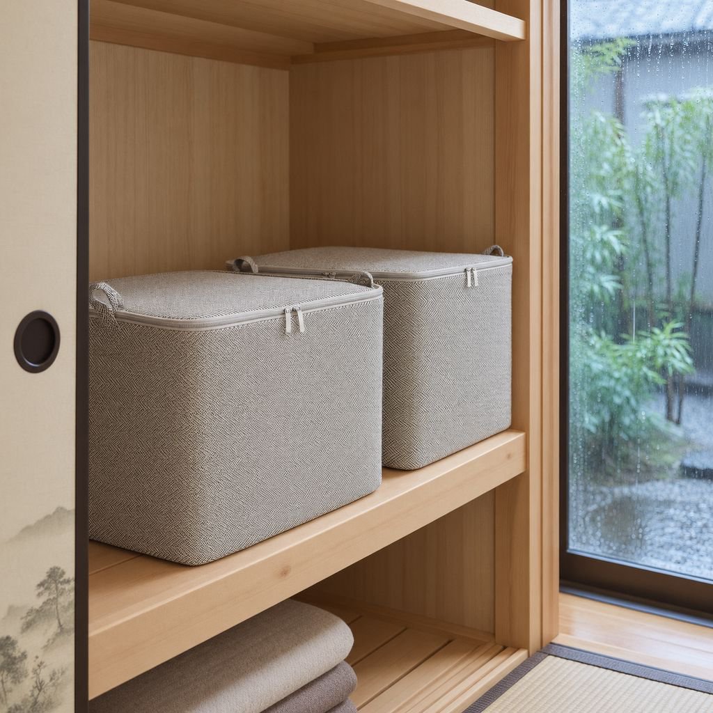 衣類・キルト・寝室用布製収納ボックス