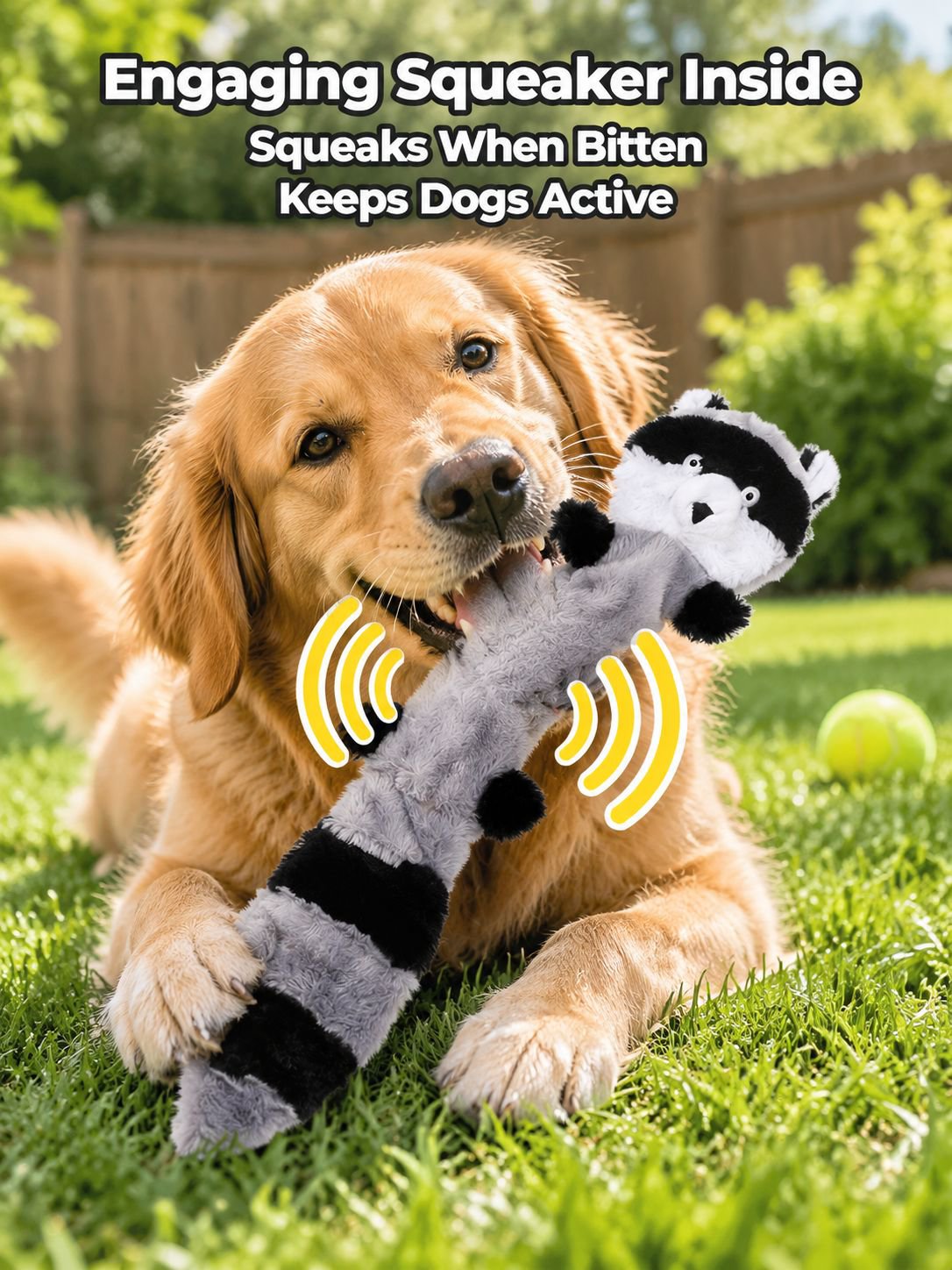 Tough Plush Chew Toy for Dogs