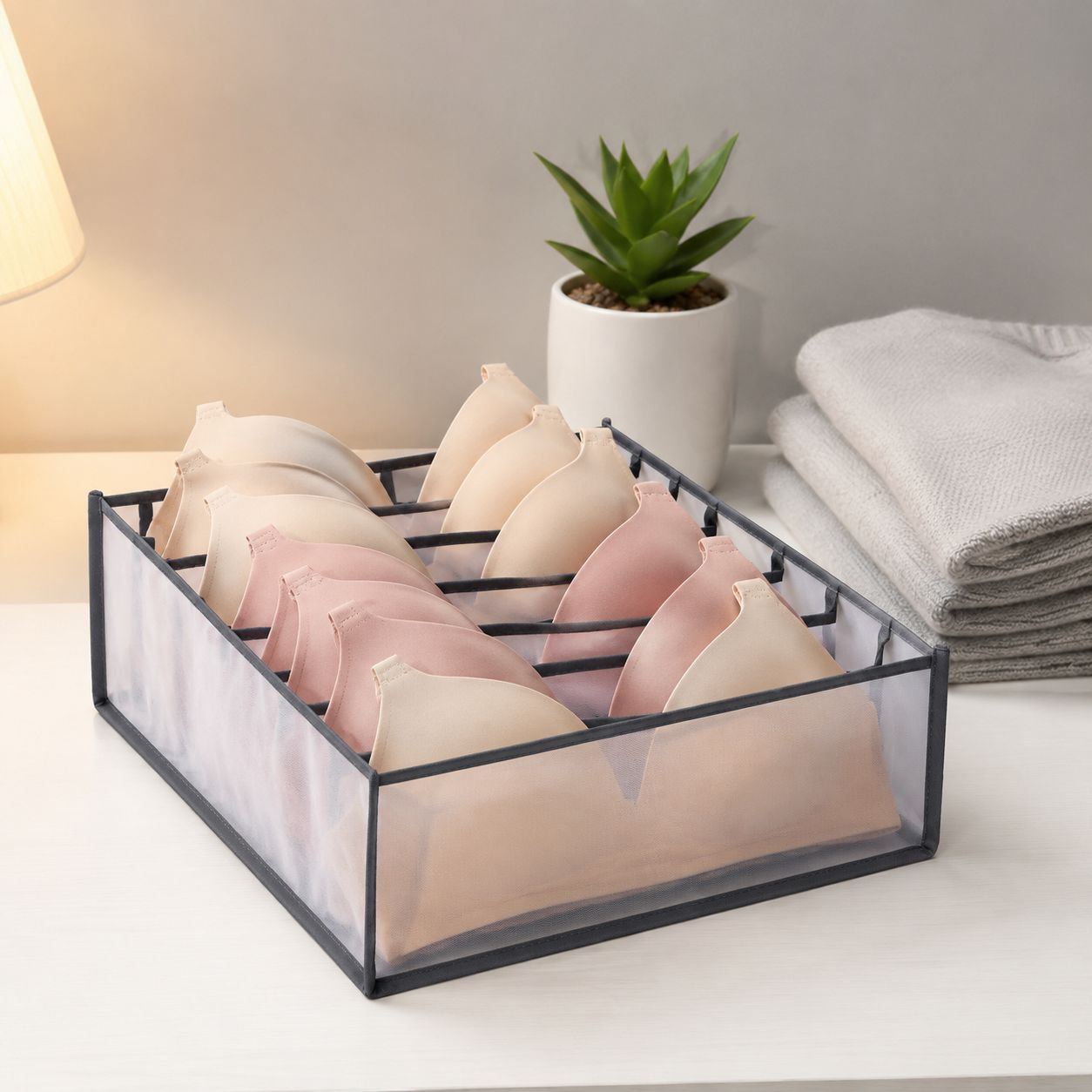 Women's Household Multi-Grid Organizer Box
