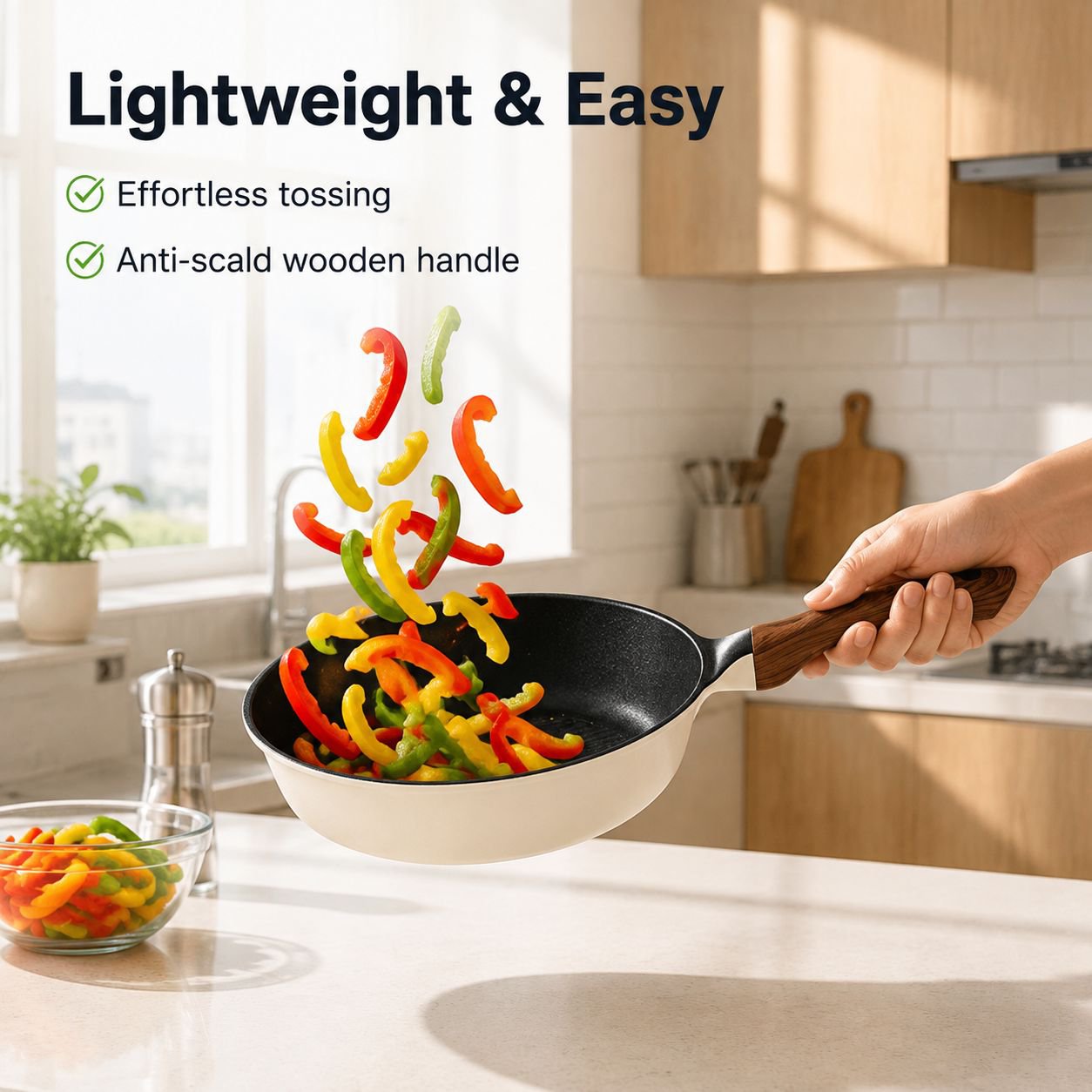 Household Non-Stick Pan for Gas and Induction