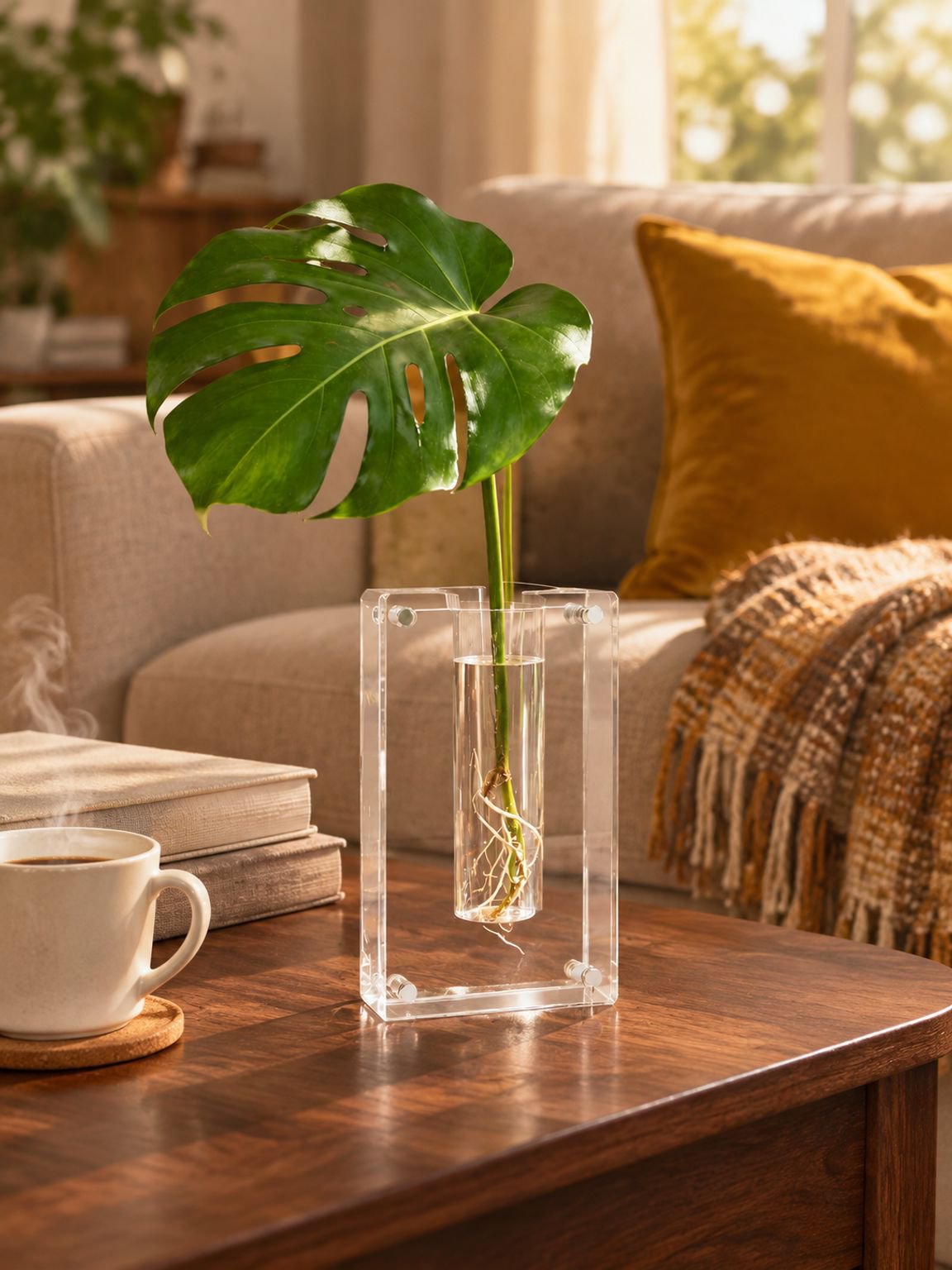 Maceta de agua para flores