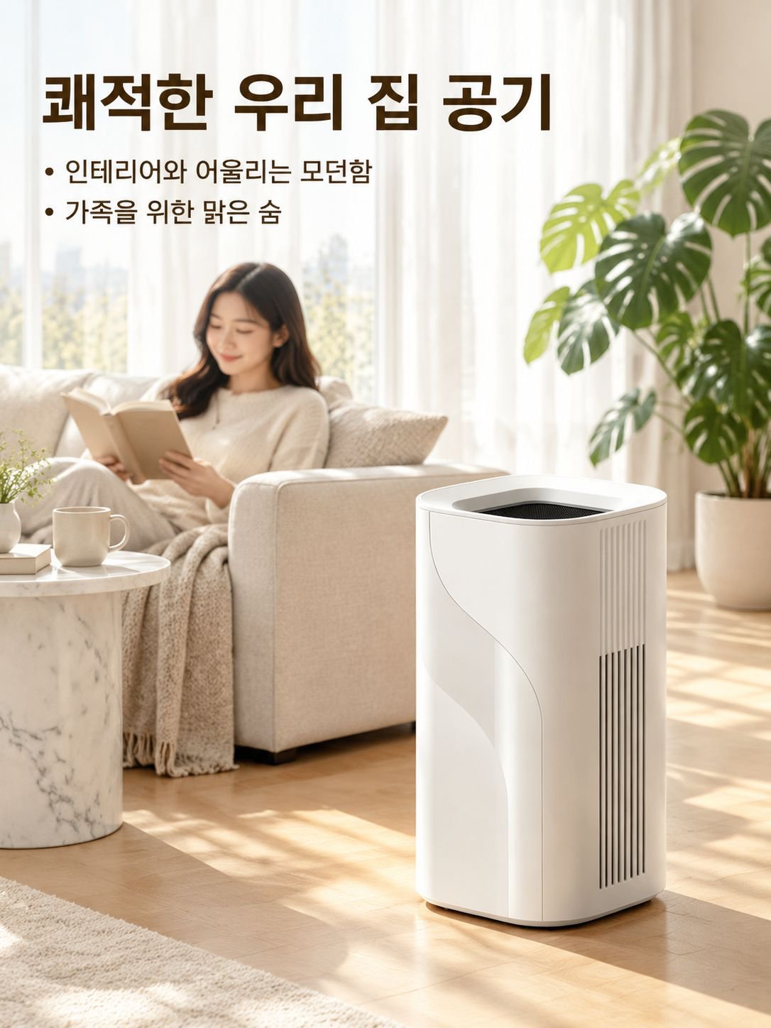 마이크로미터급 포름알데히드 공기청정기