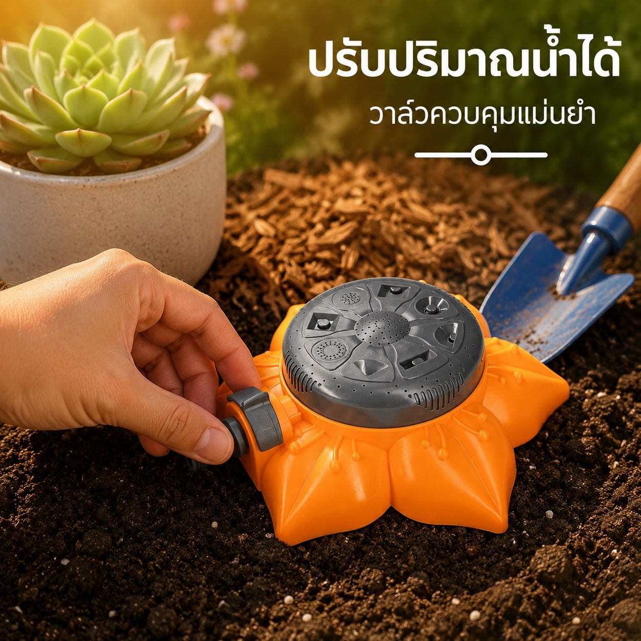 หัวฉีดน้ำรดสนามหญ้า