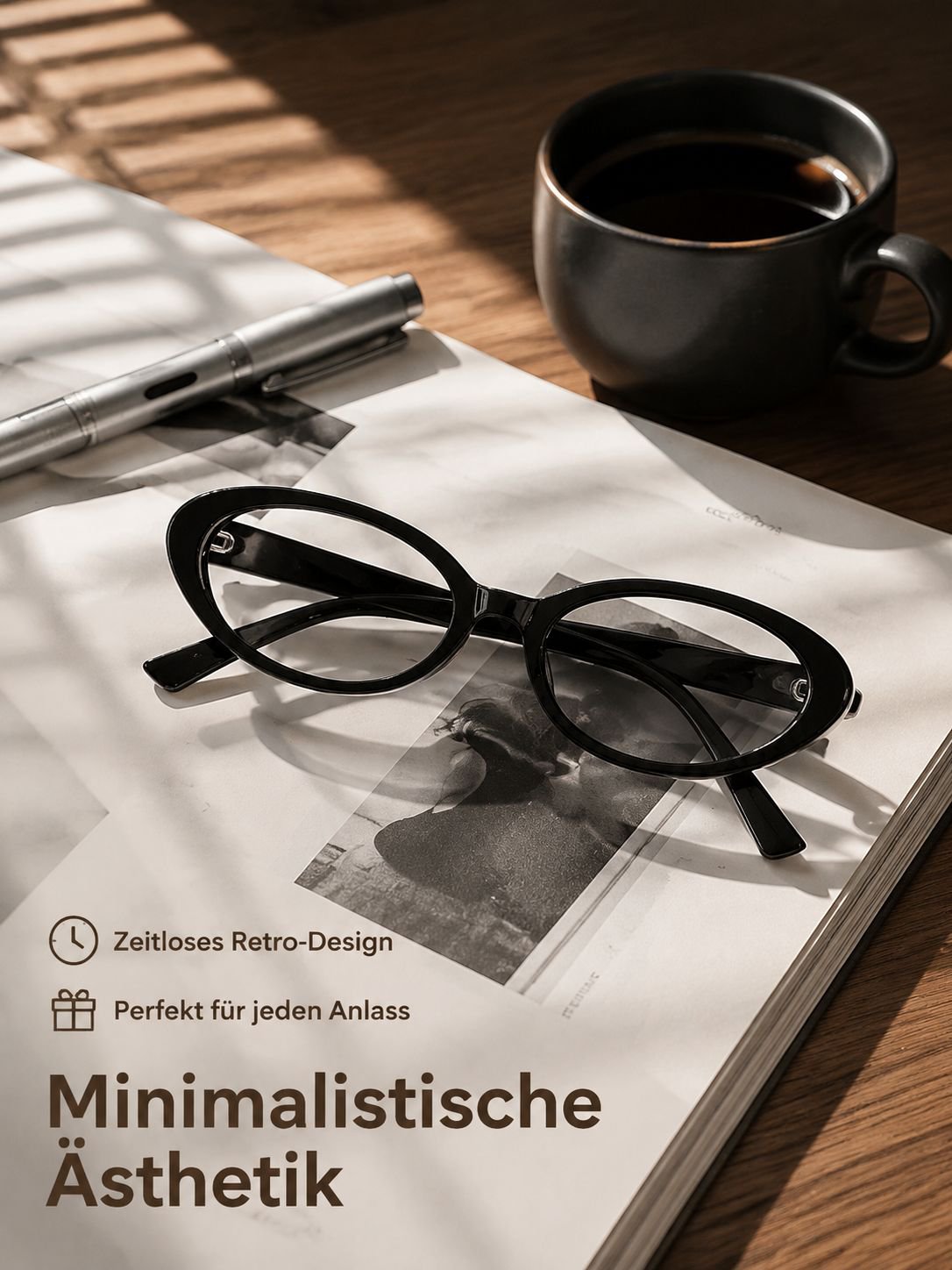 Blaulichtfilter-Brille als modisches Accessoire im Alltag