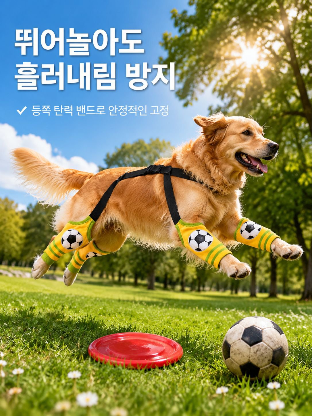 대형견 무릎 보호 다리 보호대