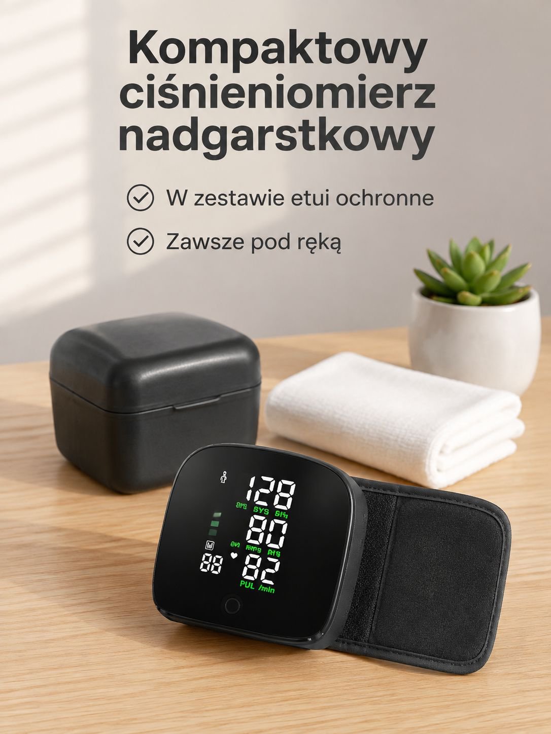 Elektroniczny ciśnieniomierz na nadgarstek
