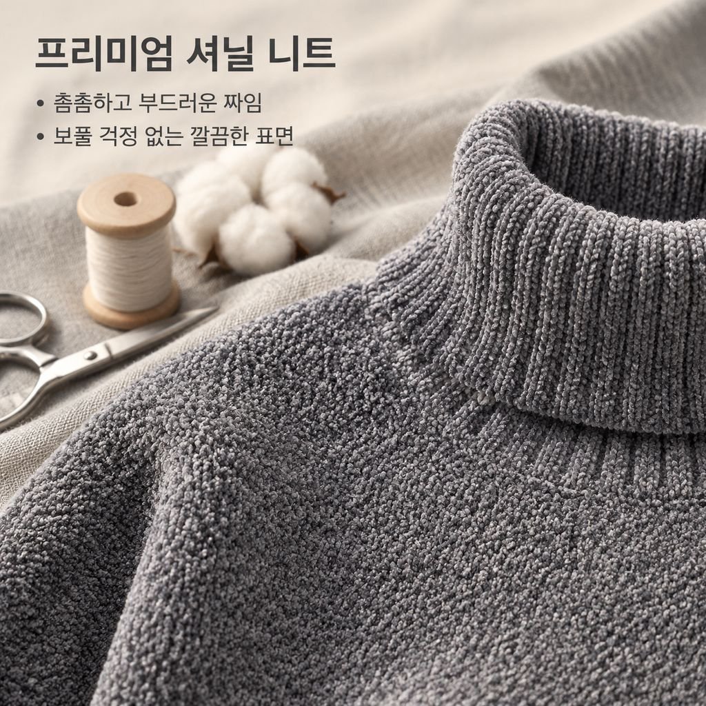 겨울 남성 터틀넥 목폴라 니트 빅사이즈 데일리 이너웨어