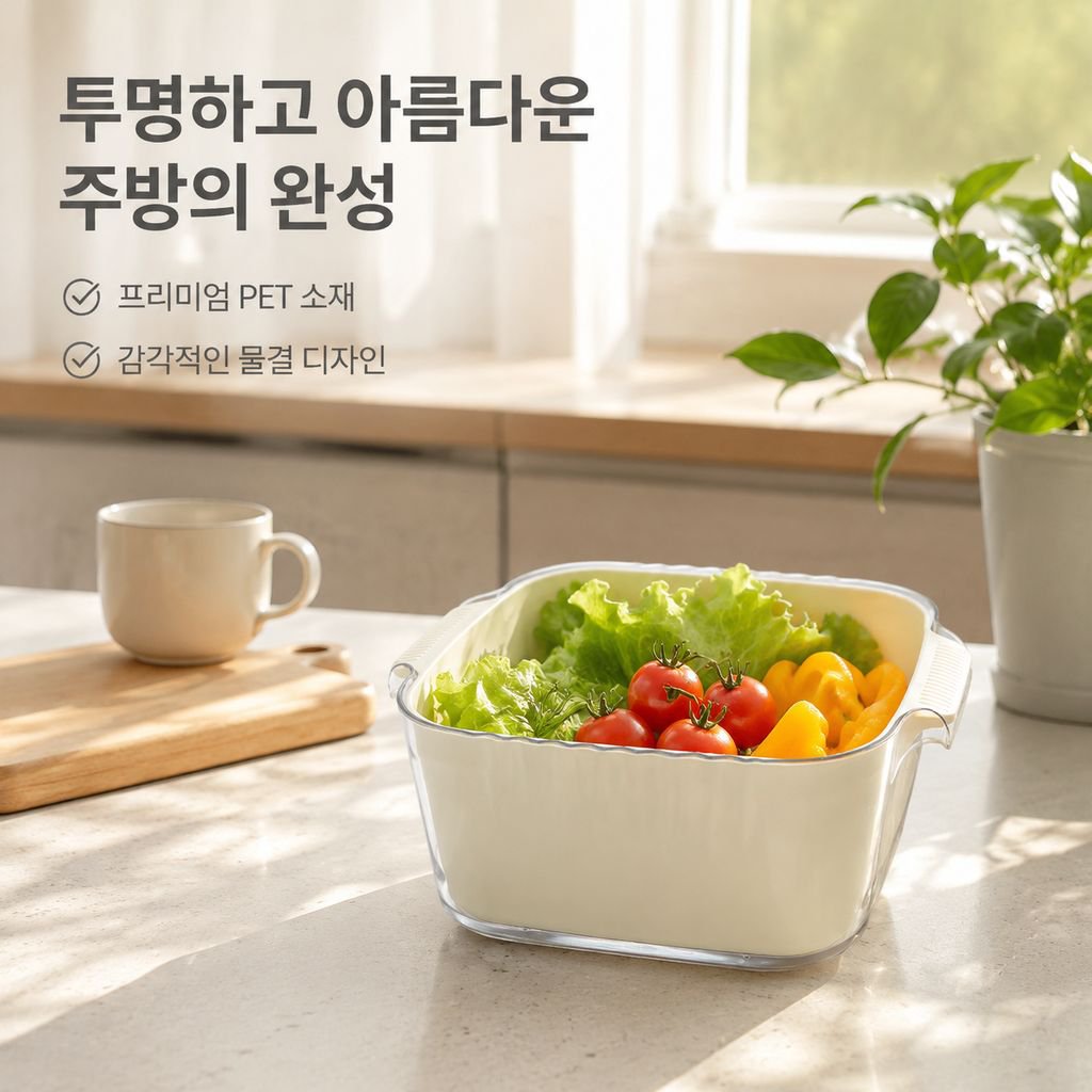 주방 대형 다기능 물빠짐 바구니