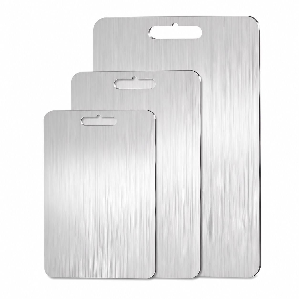Anti-Mold Pure Titanium Cutting Board, Double-sided, Household & Medical Grade