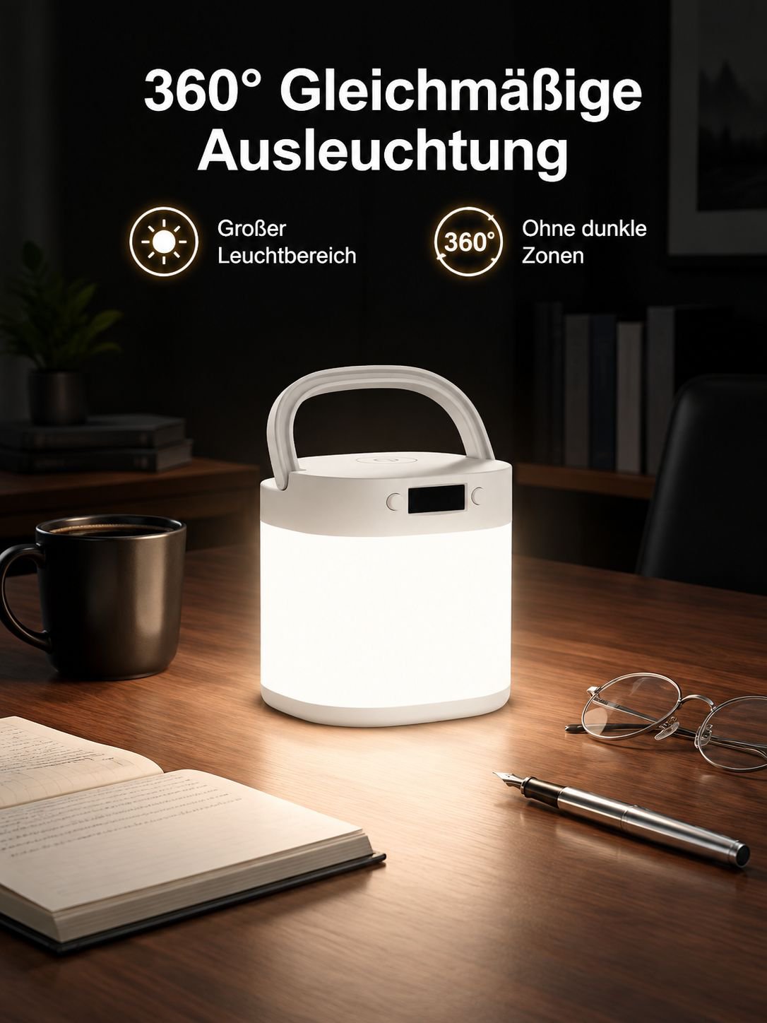 Tragbare Schreibtischlampe