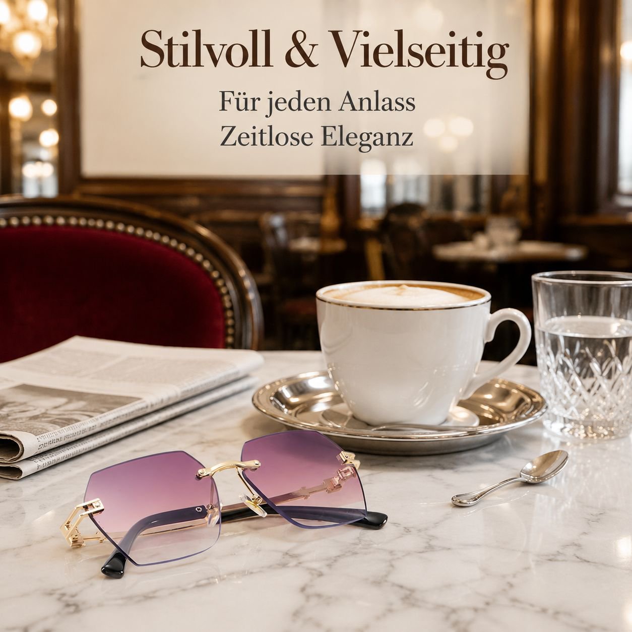 Lesebrille mit Farbverlauf