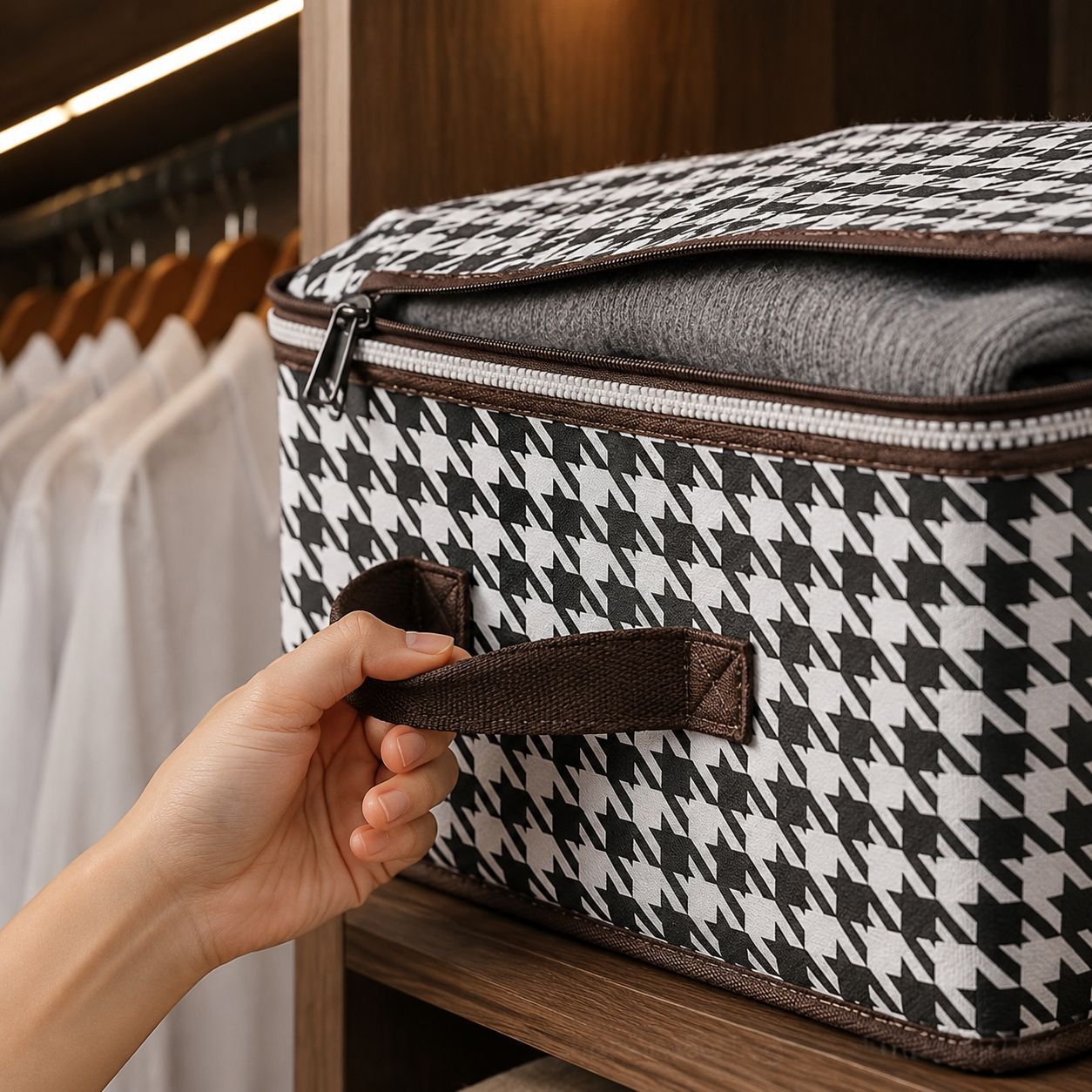 Wardrobe organizer for clean and safe clothing
