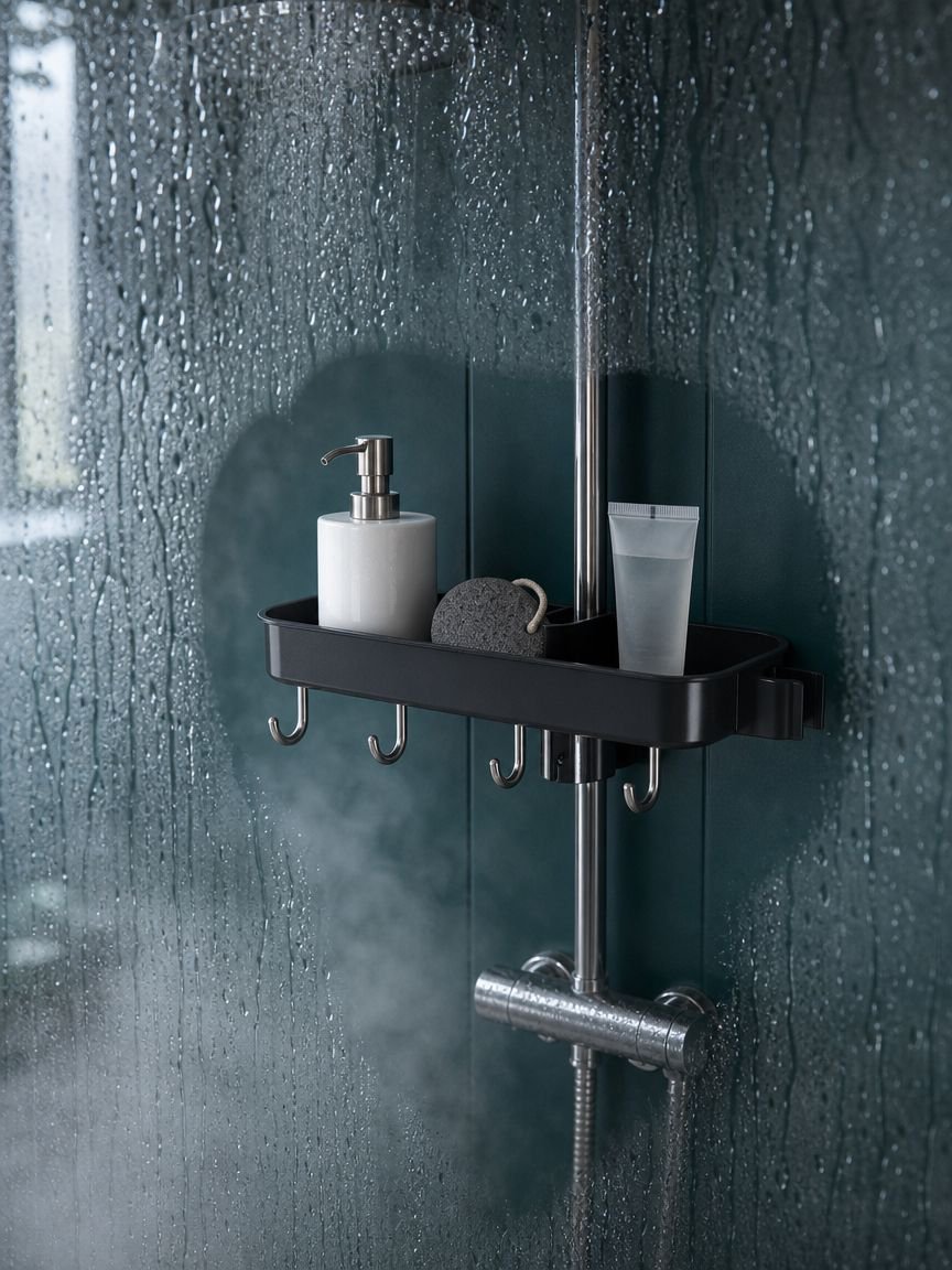 Adjustable shower head holder for convenient showering