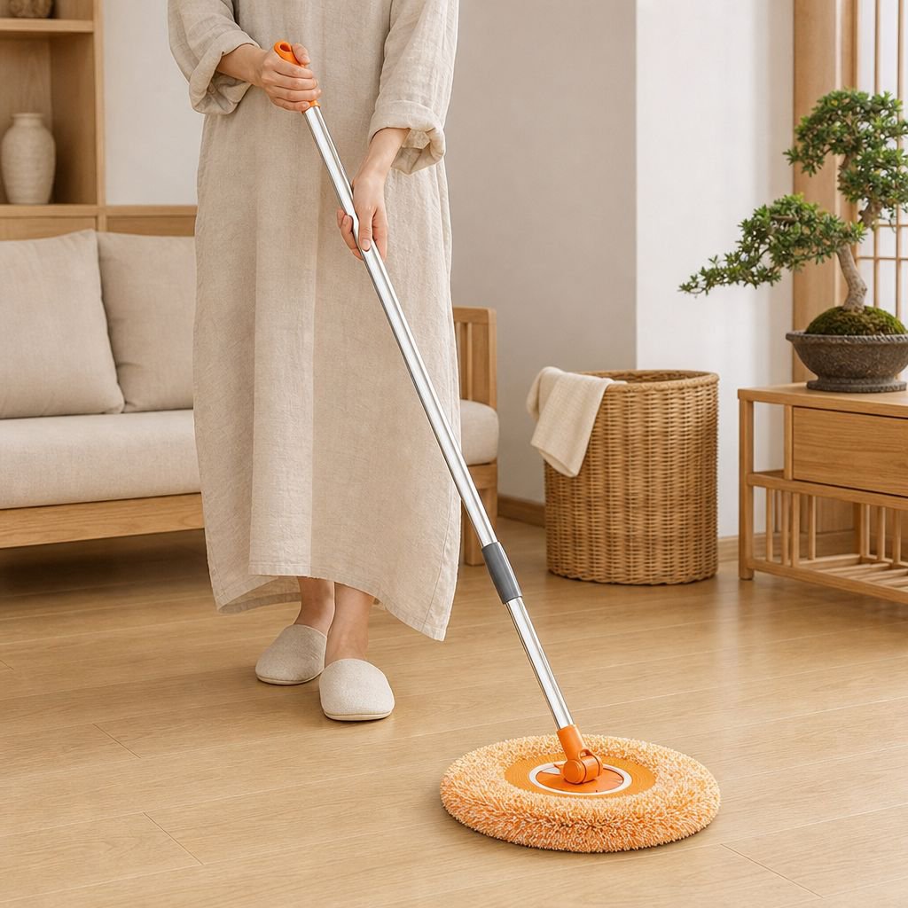 家庭用折りたたみモップ サンフラワーシニアモップ