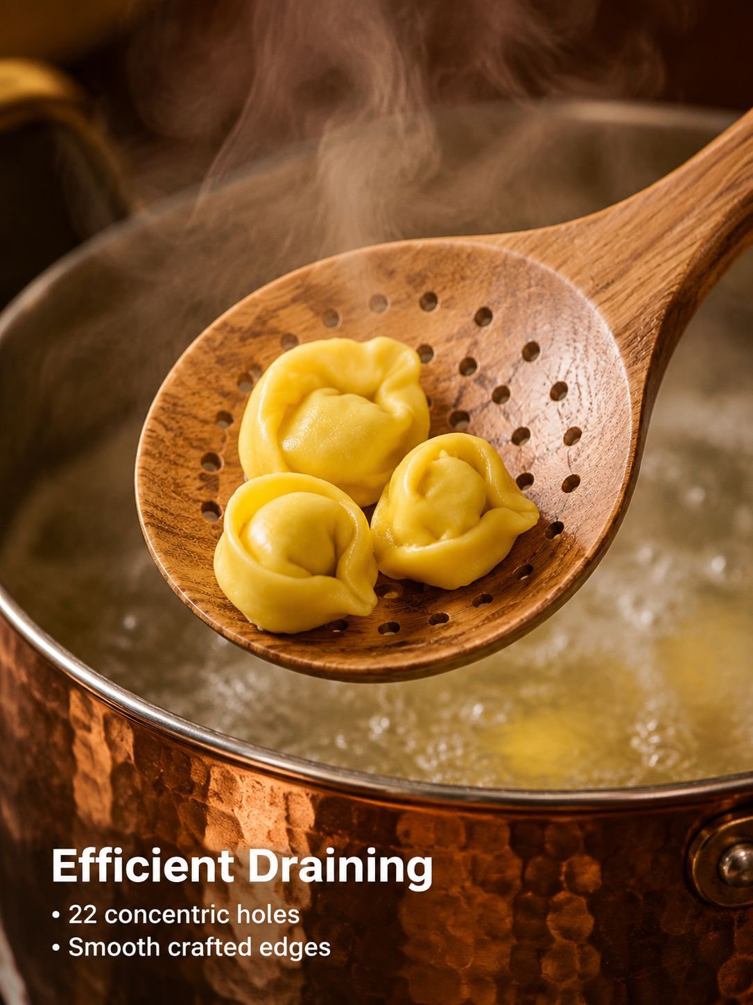 Eco-friendly wooden spoons and spatulas in a utensil holder
