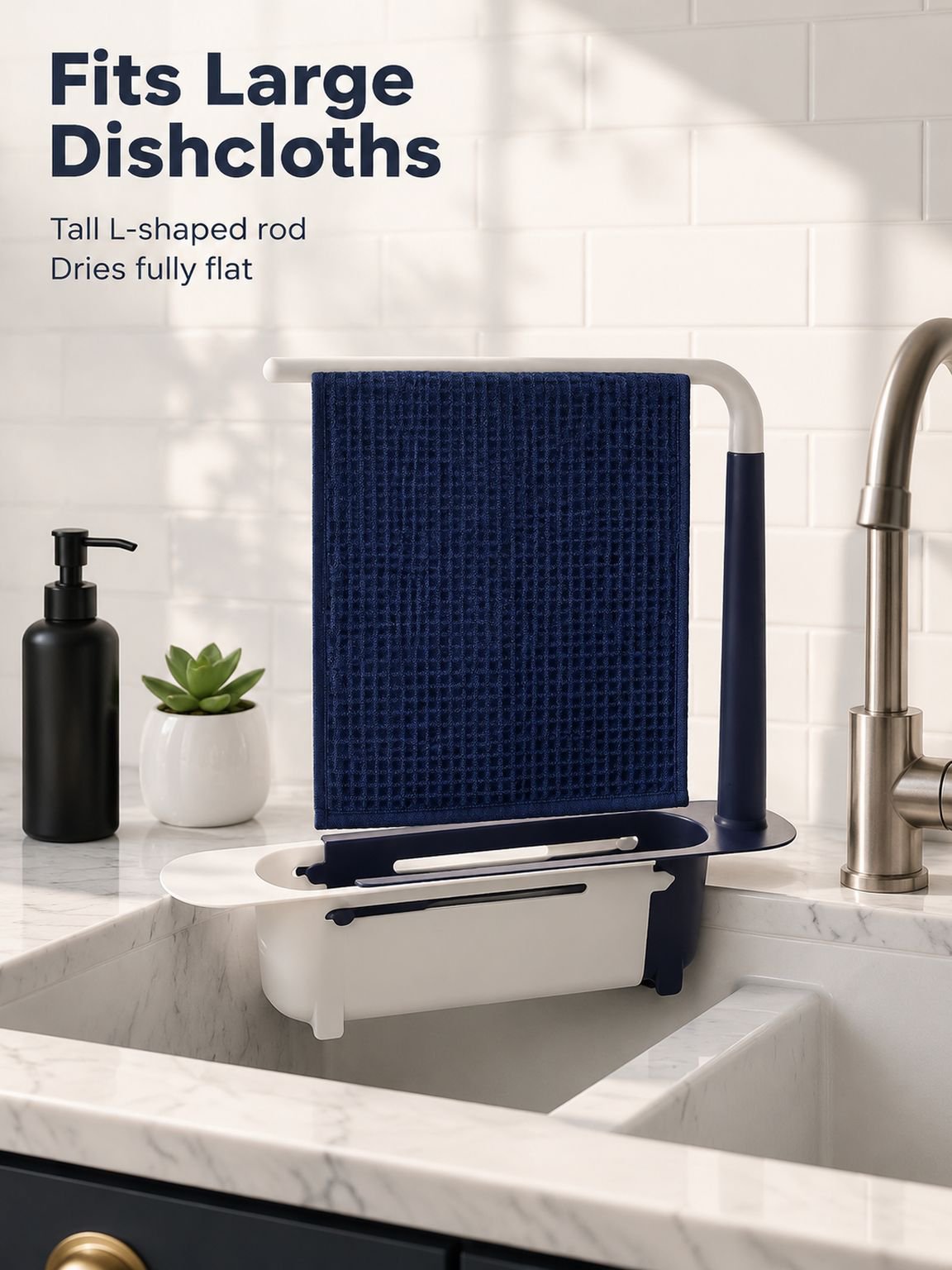 Expandable Kitchen Sink Draining Rack