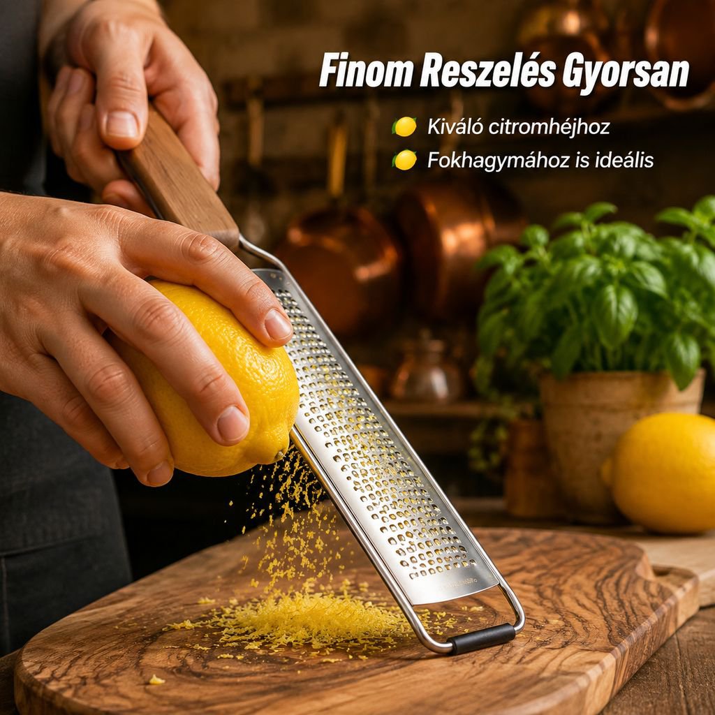 Otthoni multifunkciós finom reszelő