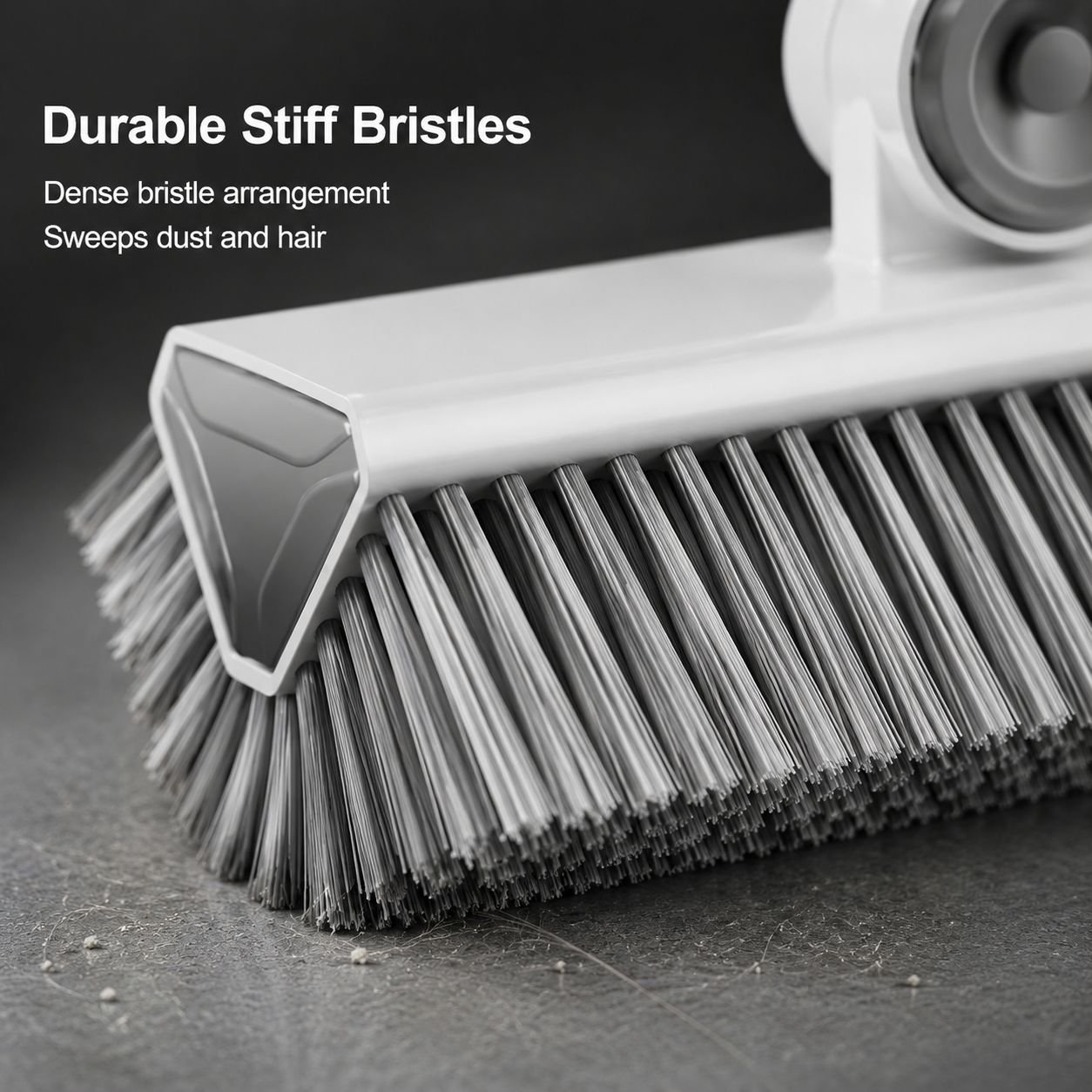 V-shaped corner cleaning floor brush