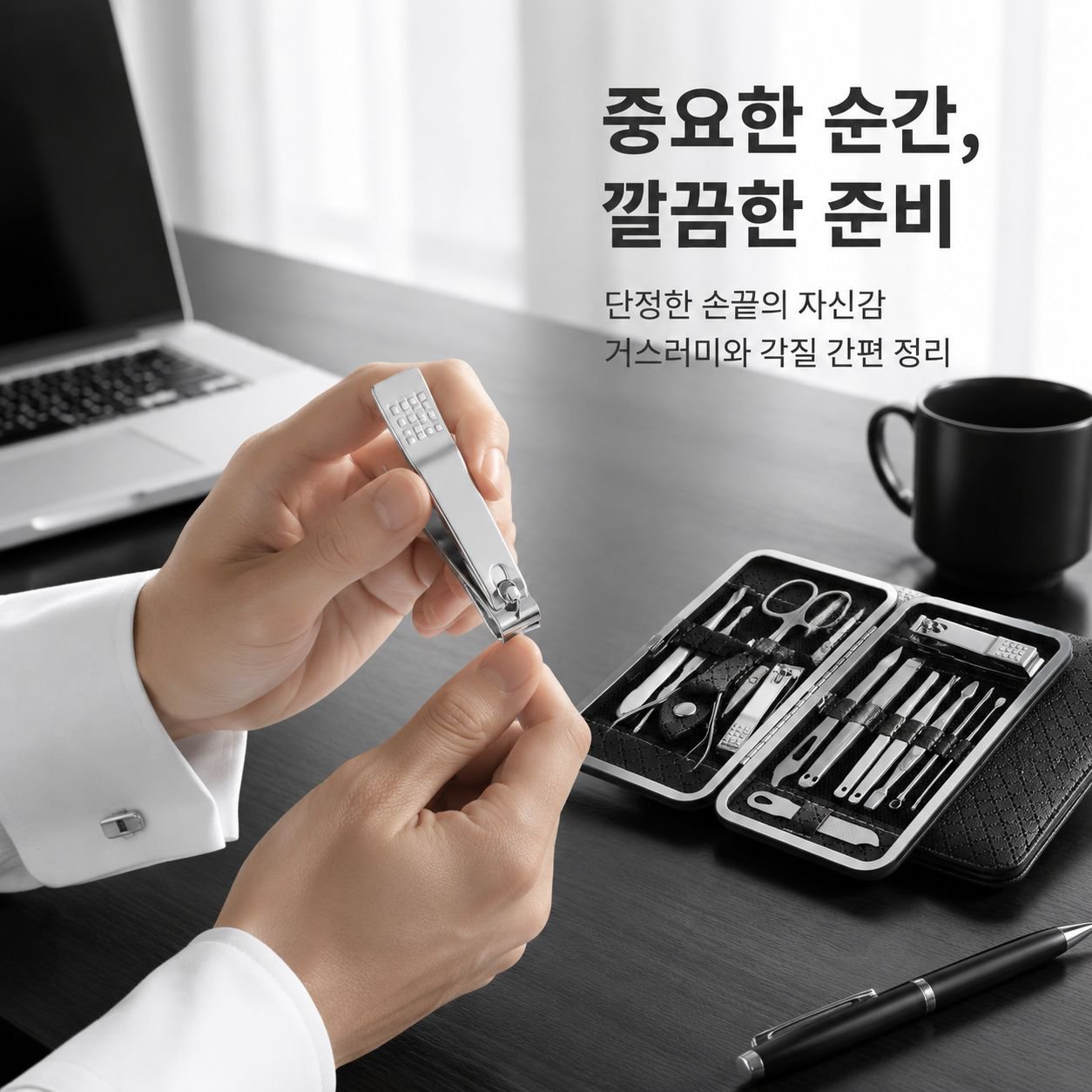 19종 손톱깎이 네일 케어 세트