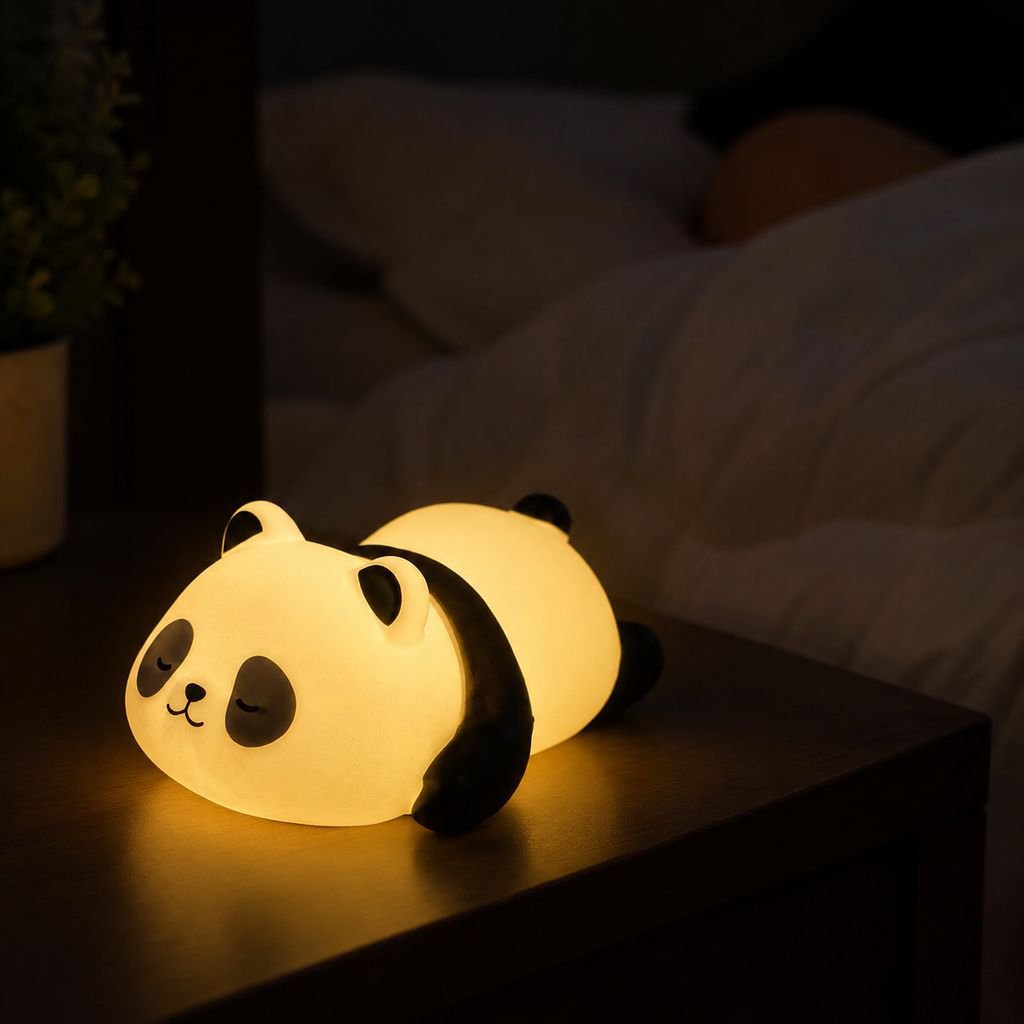 Practical panda hanger holding clothes