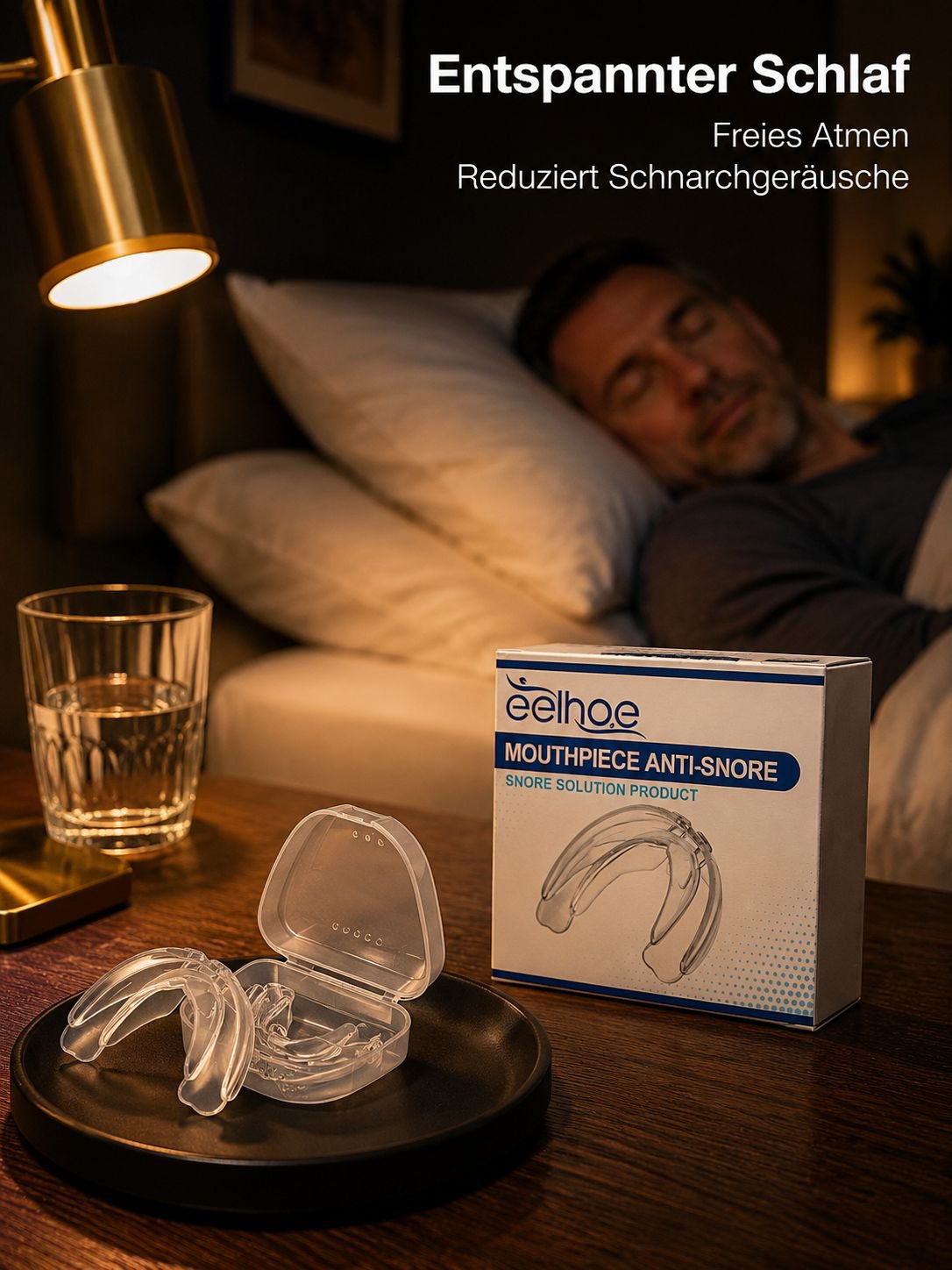Anti-snoring mouth guards, anti-snoring, anti-teeth grinding, smooth breathing, anti-snoring mouth g