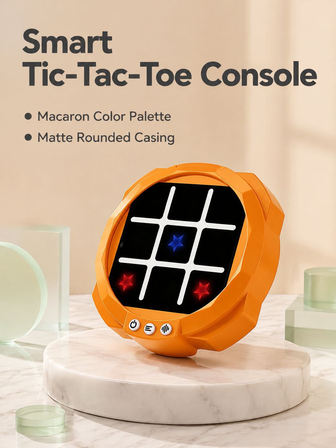6-in-1 Smart Tic-Tac-Toe Children's Educational Toy, Parent-Child Interactive Game, Hand-Eye Coordin