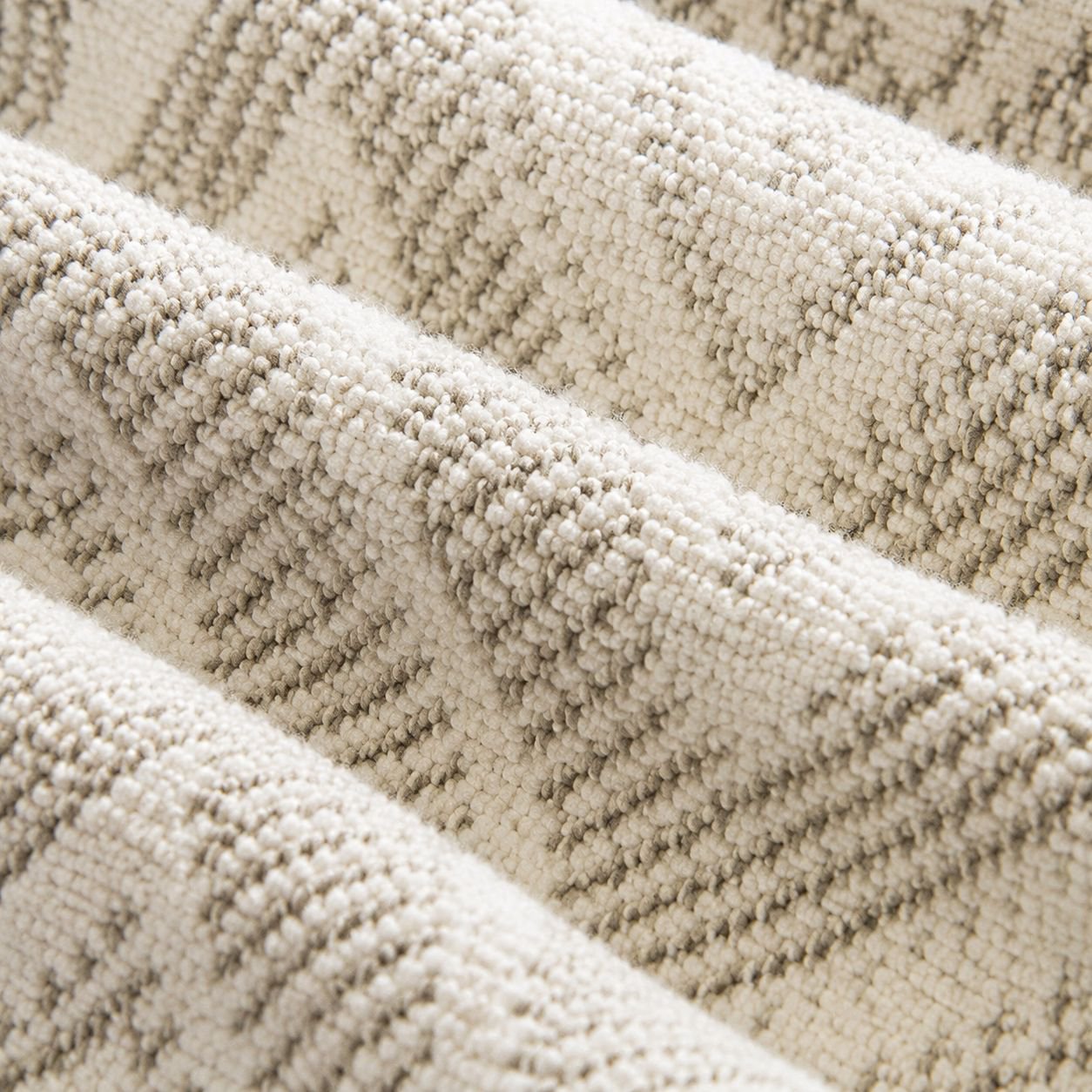 Comfy and protective striped sofa cover
