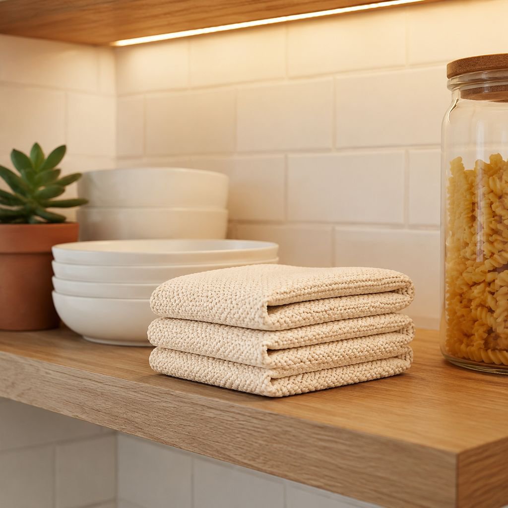 Durable and long-lasting microfiber kitchen towel