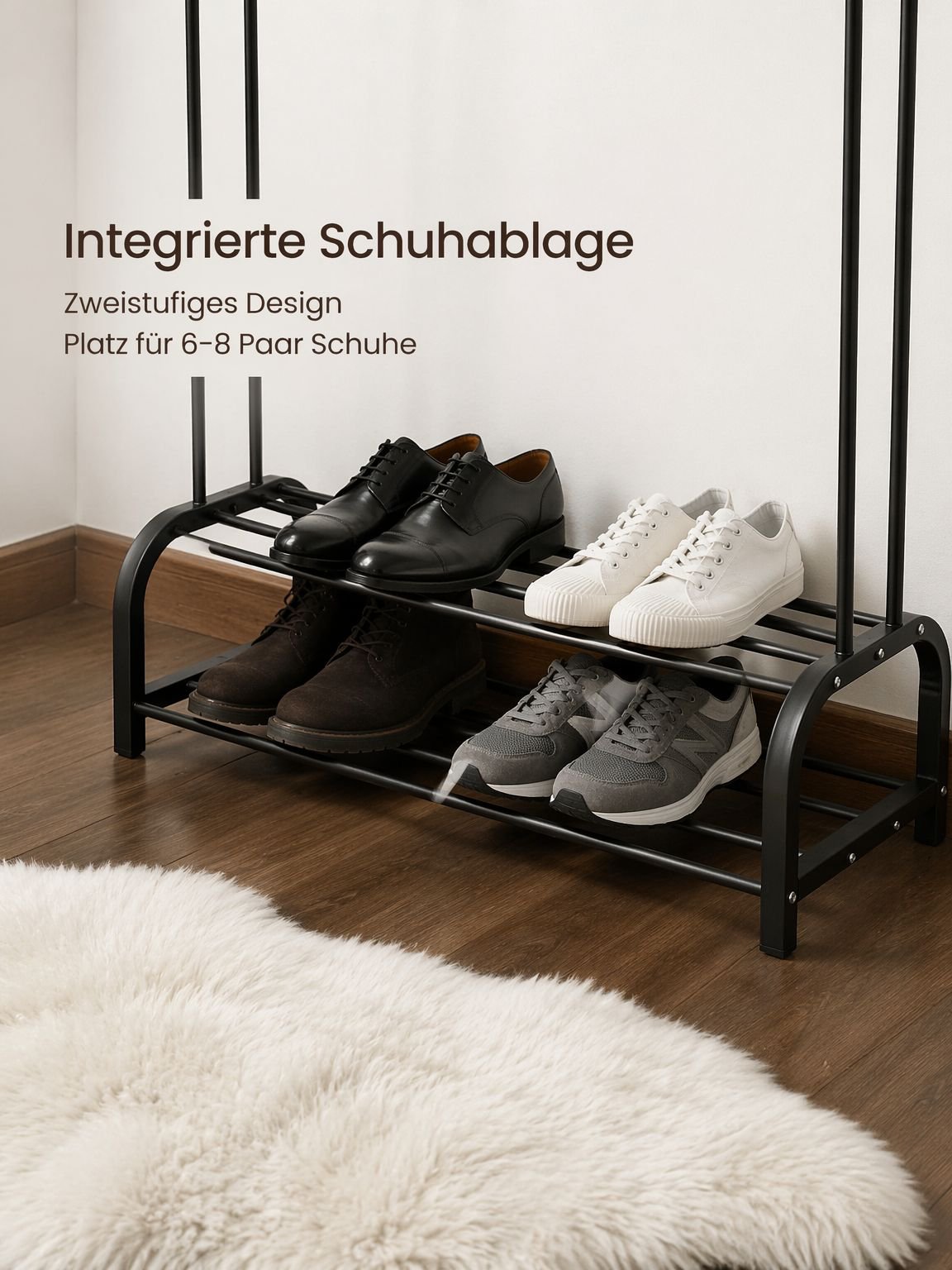 Kleiderständer und Wäscheständer