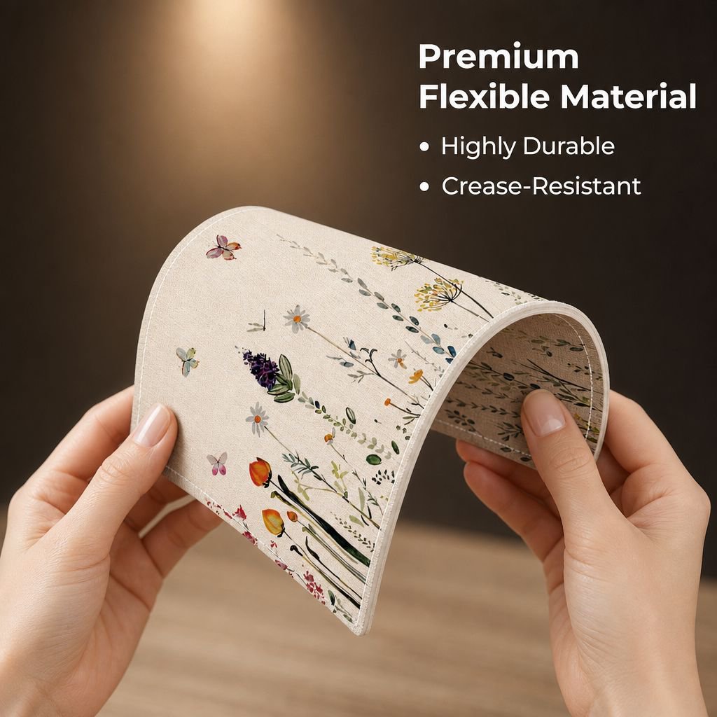 Multi-purpose Kitchen Anti-Scald Cup Mat, Floral Heat Insulation Table Mat