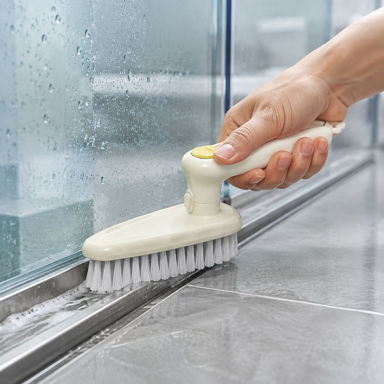 Multi-Functional Encrypted Cleaning Stain Brush