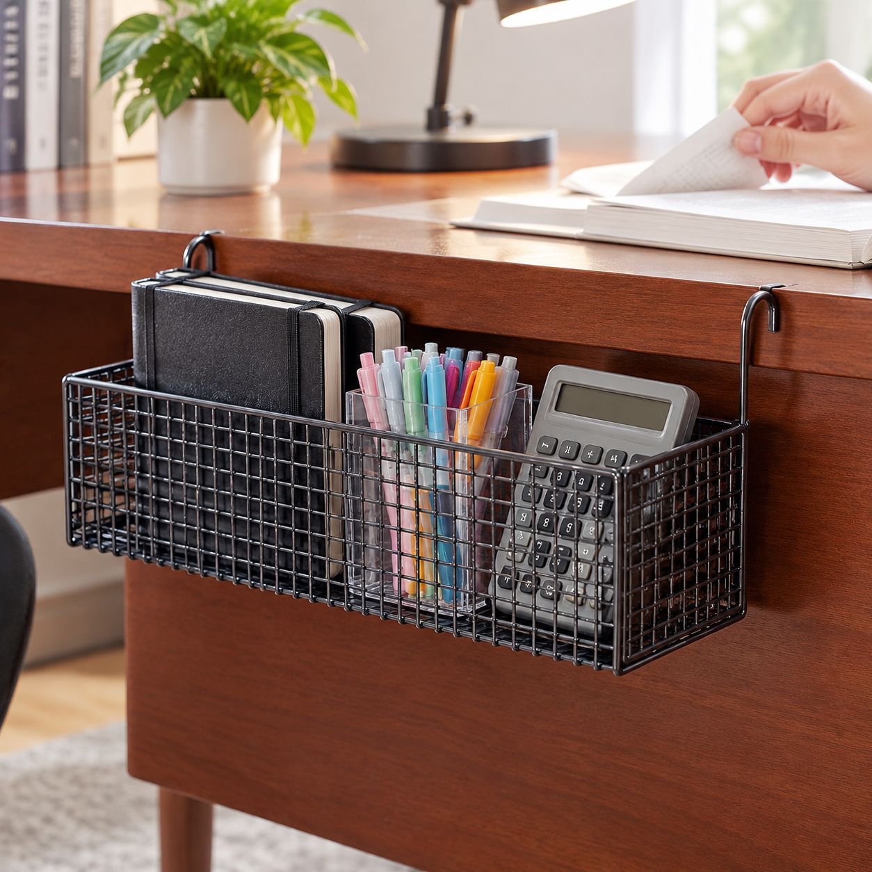 Bedside Organizer Rack, No-Drill Installation