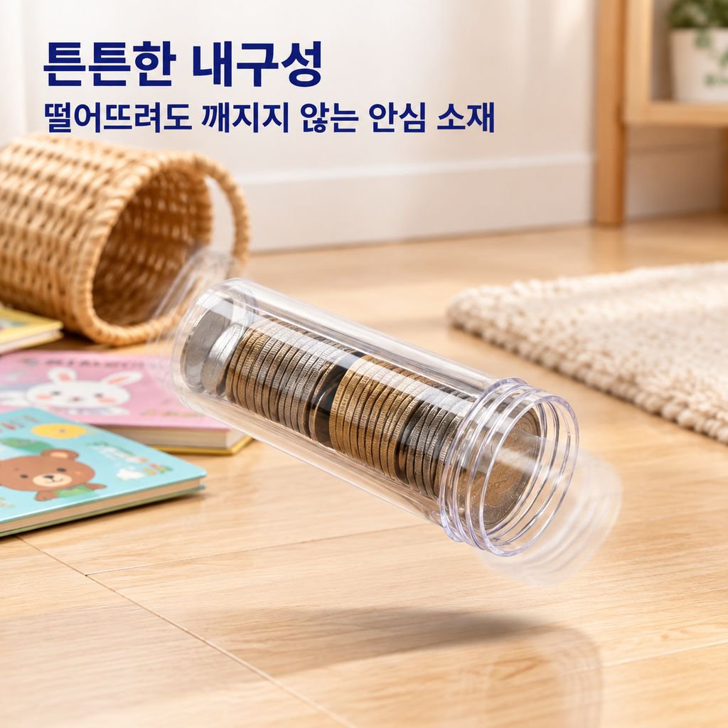 동전 분류 정리 수납함 다칸 동전 보관함