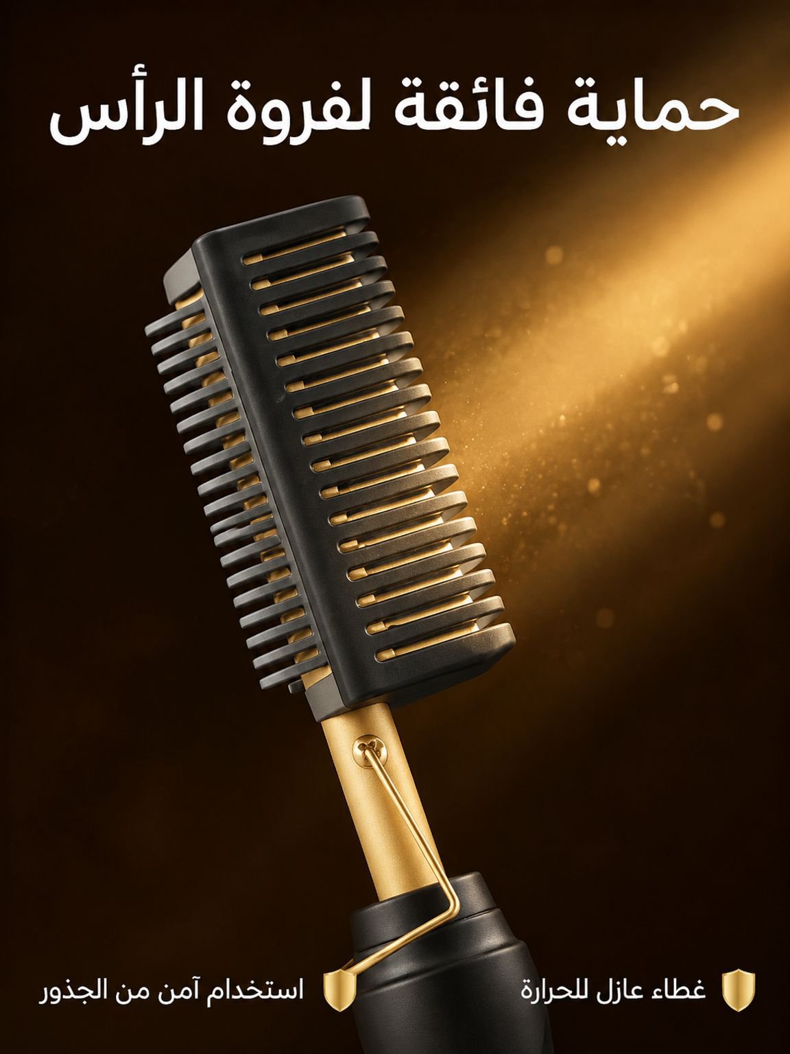مشط 2 في 1 لفرد أو تجعيد الشعر