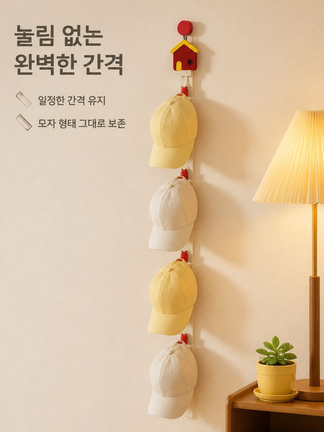 다층 모자 정리대