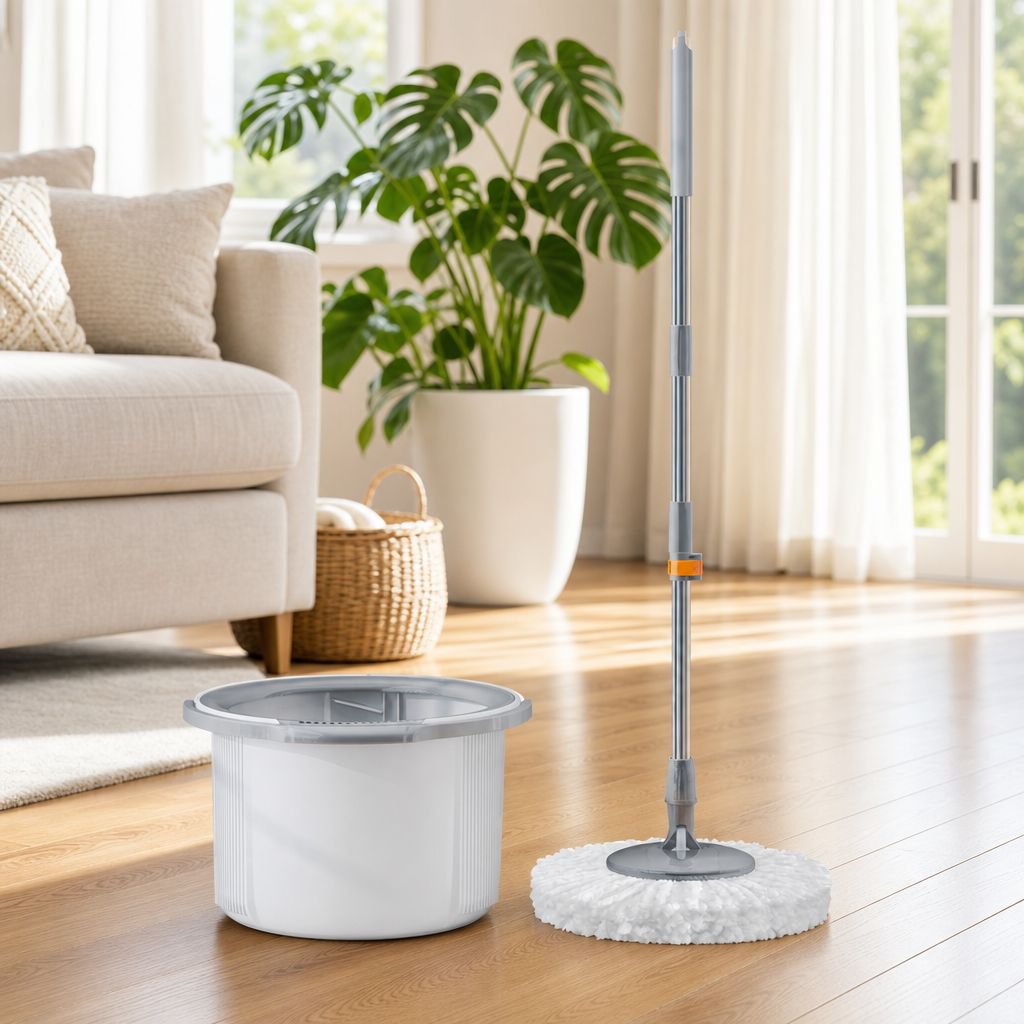 360° Rotating Multi-Functional Mop, Wet and Dry Household Cleaning Tool