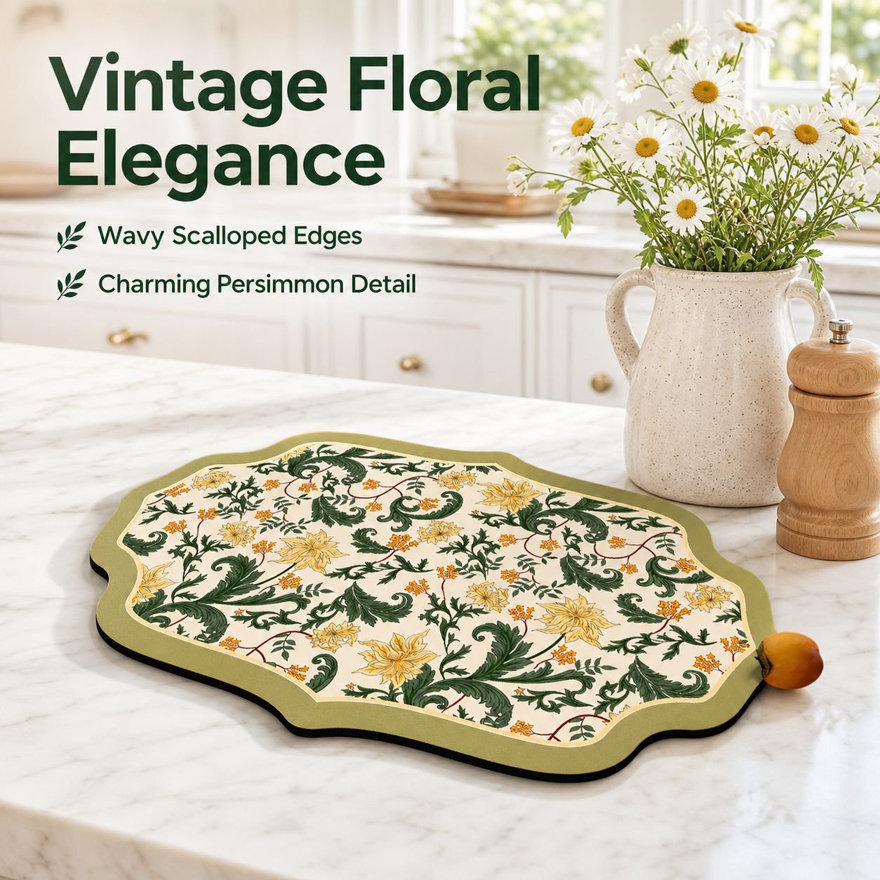 Multi-Functional Diatomaceous Absorbent Table Heat Mat