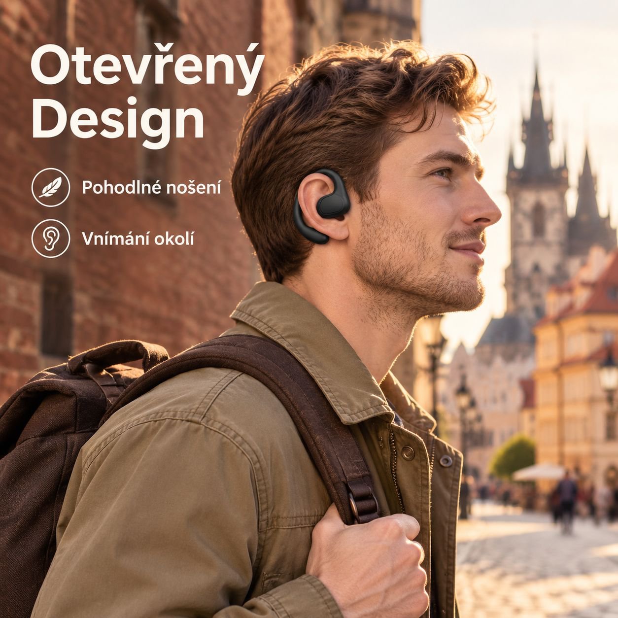 Vysoce kvalitní sportovní bezdrátová Bluetooth sluchátka do uší s digitálním displejem