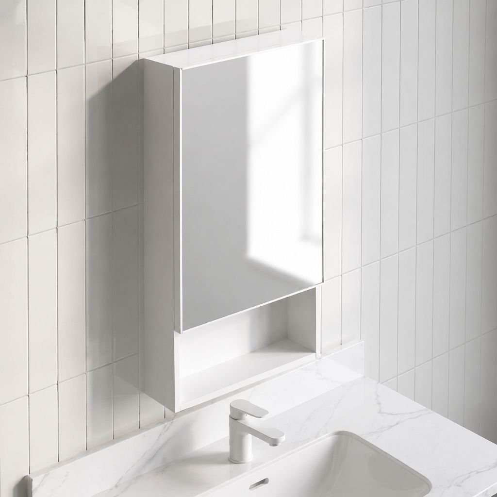 Bathroom Wall Mounted Aluminum Mirror Cabinet